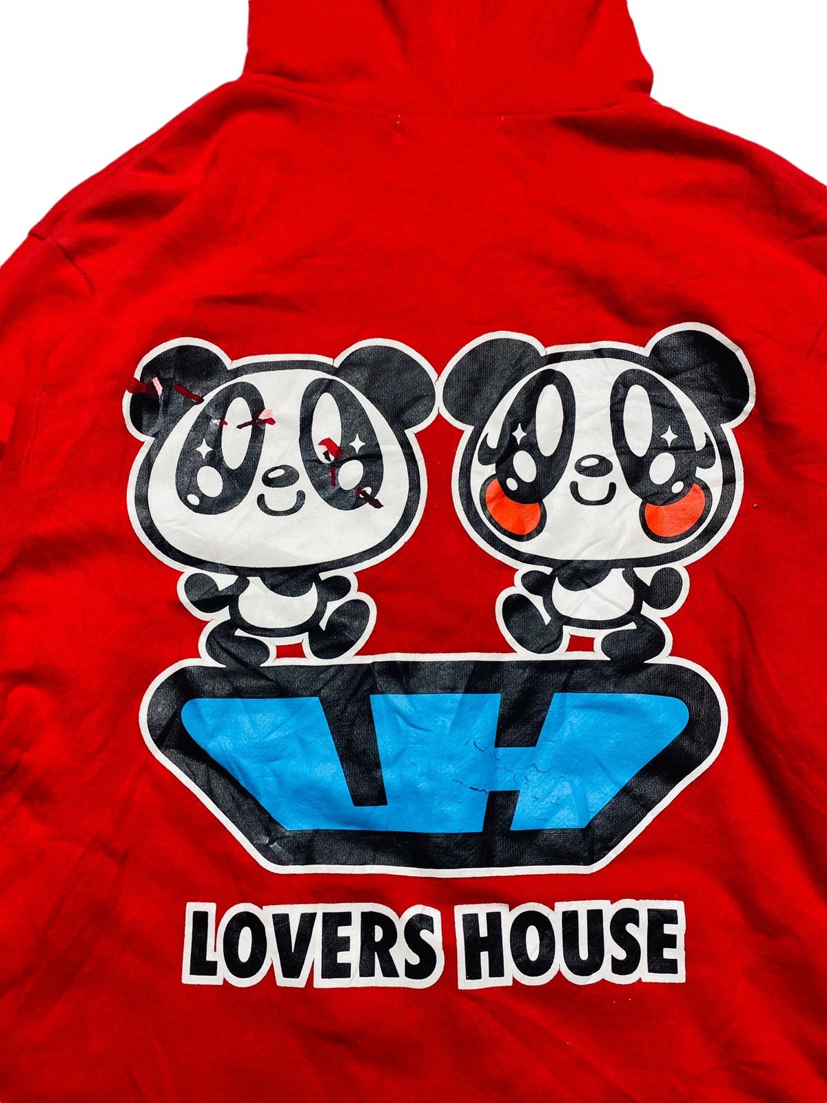 Angel Blue 1990s Lovers House - Ken & Mery Side Lace Zip Hoodie Size US S / EU 44-46 / 1 - 3 Thumbnail