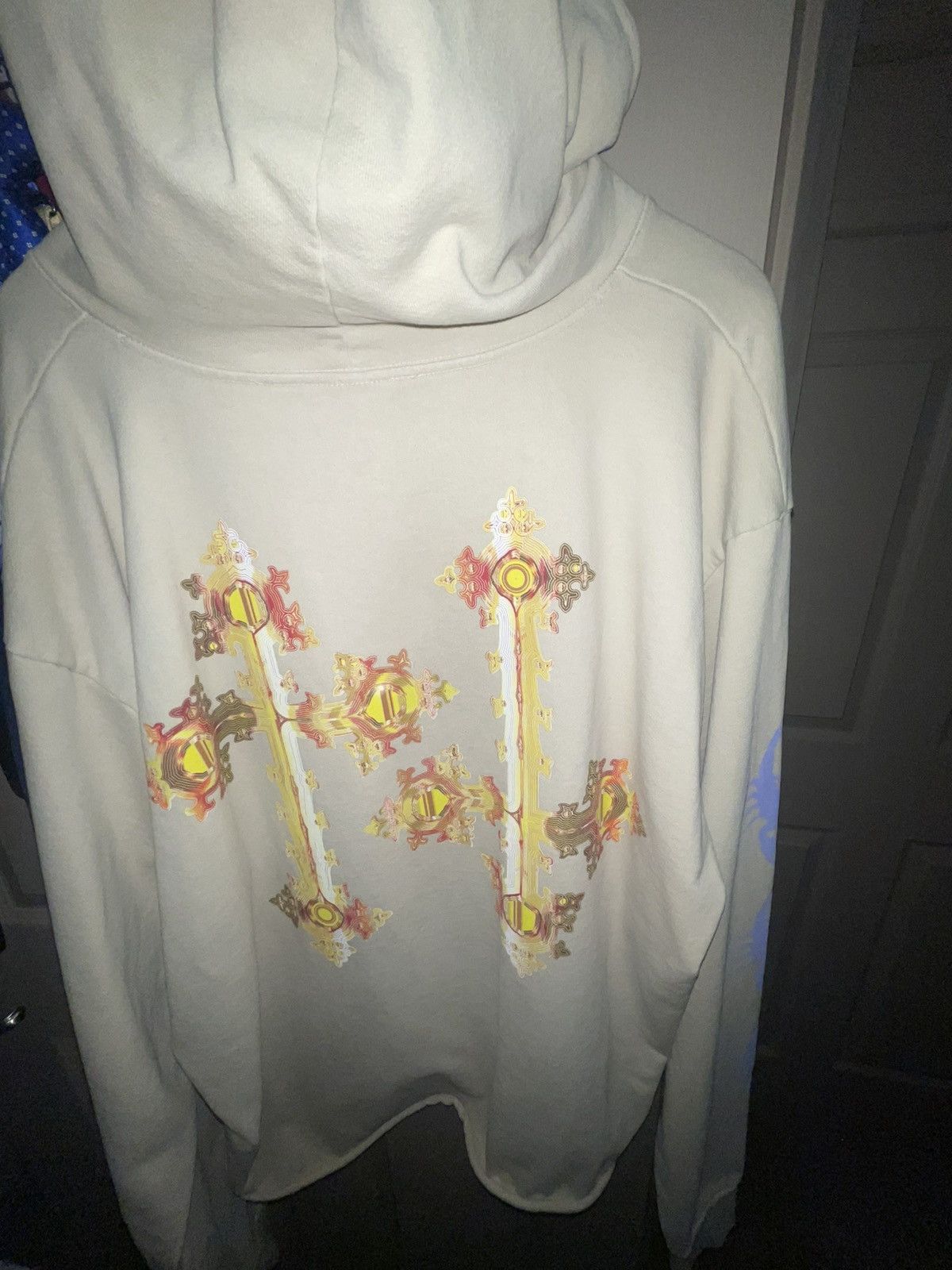 Other 3X SUPER RARE VIRGIL ABLOH DESIGNED. PRAY FOR PARIS HOODIE Size US XXL / EU 58 / 5 - 3 Thumbnail