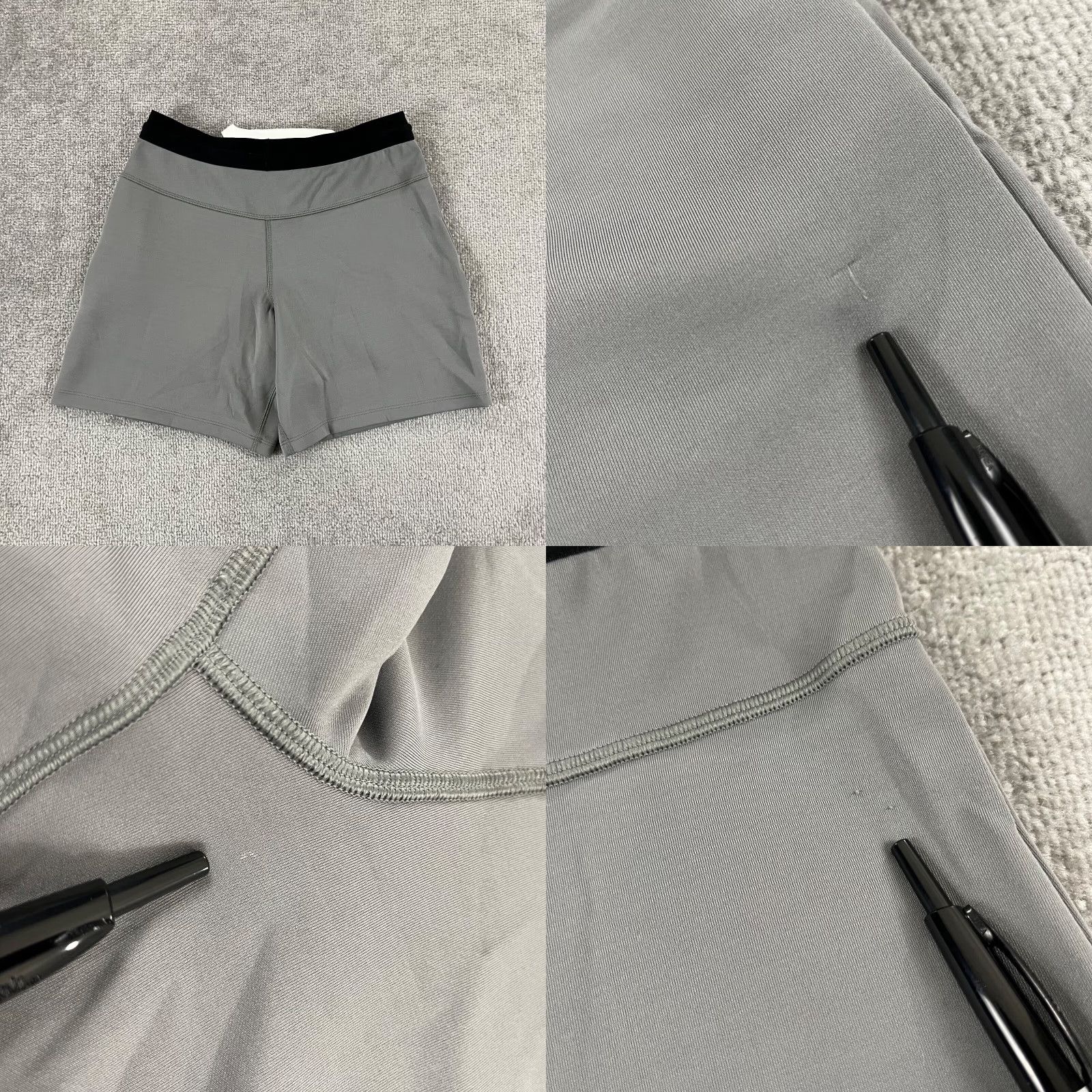 Vintage TOMMY JOHN Shorts Mens Medium x 7" Gray Thick Lounge Stretch Workout Gym NEW Size US 31 - 8 Thumbnail