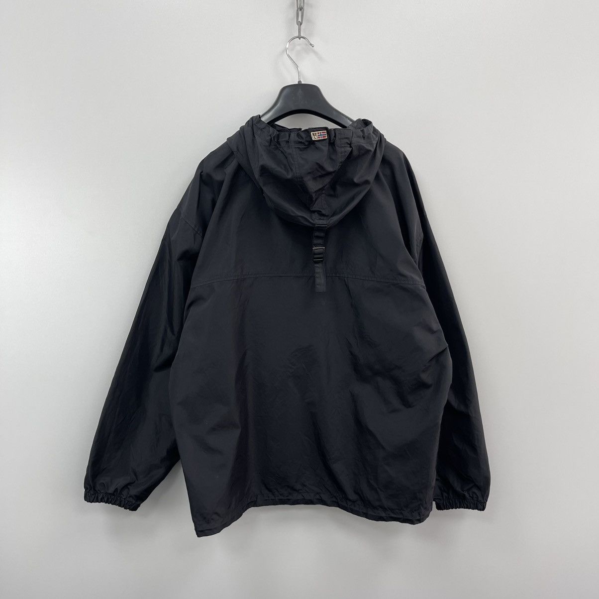 Napapijri Napapijri Rainforest Nylon Anorak Jacket Vintage Black Size US M / EU 48-50 / 2 - 3 Thumbnail
