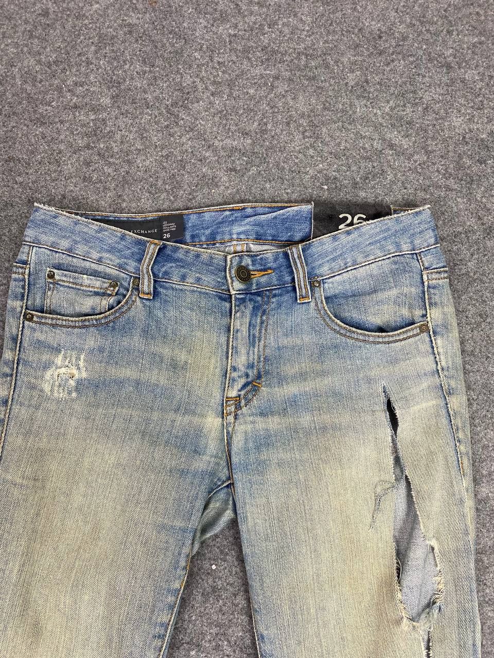 Armani armani exchange legging distressed denim Size 30" / US 8 / IT 44 - 7 Thumbnail