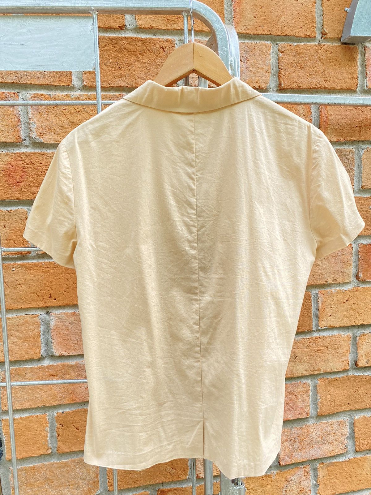Jil Sander JILSANDER beige blouse shirt Size M / US 6-8 / IT 42-44 - 10 Thumbnail