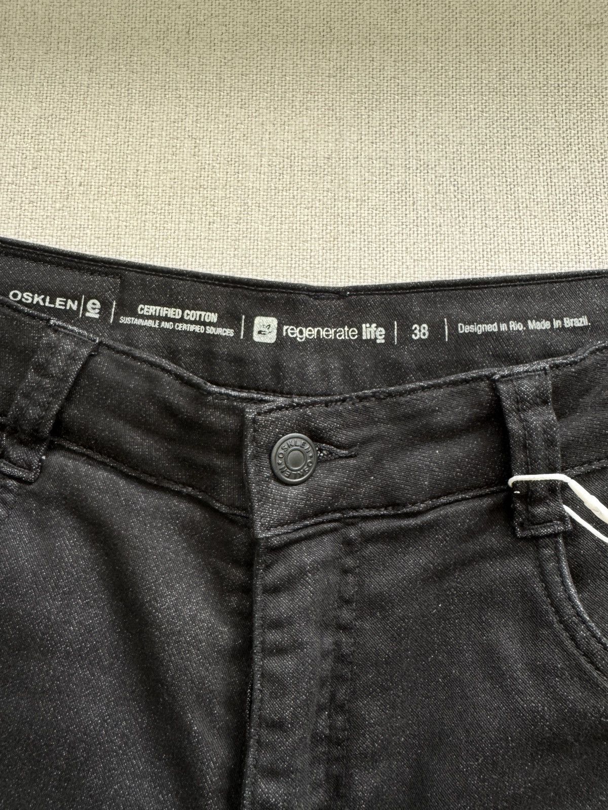 Osklen Osklen Denim Jean Denim Black 4-Way Stretch Shorts Size US 32 / EU 48 - 7 Thumbnail