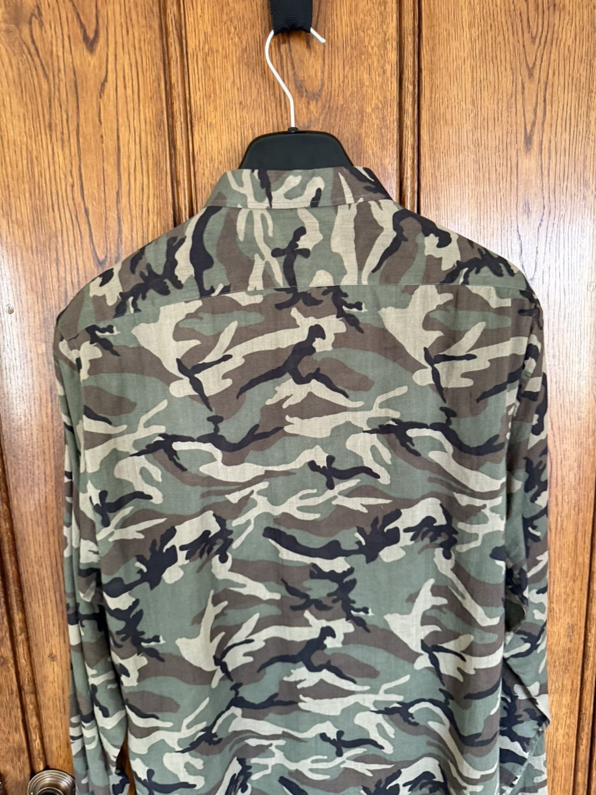 Saint Laurent Paris SS16 Saint Laurent camouflage camo shirt 😍 Hedi Slimane 41 Size US L / EU 52-54 / 3 - 20 Thumbnail