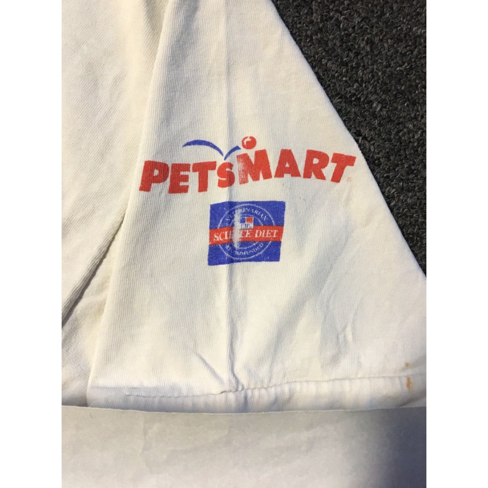 Vintage VINTAGE 90s I Learned From My Pet Thrashed Faded Shirt M White Short Sleeve Mens T-Shirt Dog Cat Grunge Hip Hop Pet Humor Size US M / EU 48-50 / 2 - 3 Thumbnail