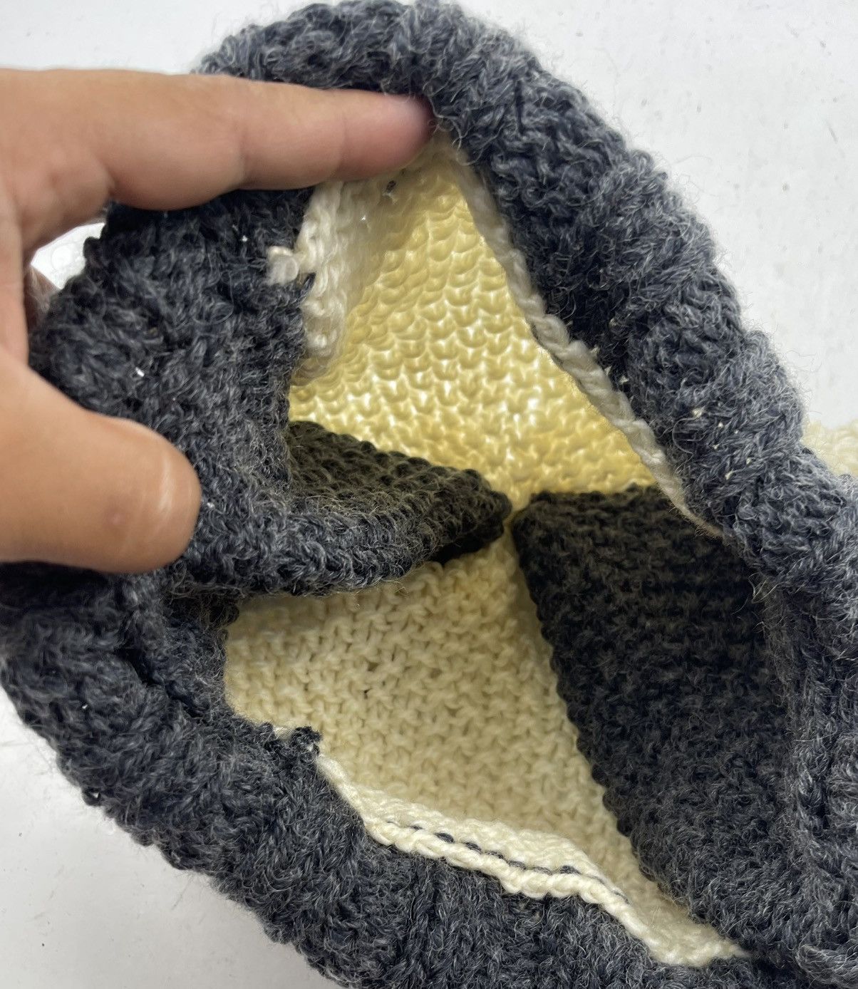 Japanese Brand rare design custom made knitted hat tc47 Size ONE SIZE - 5 Thumbnail