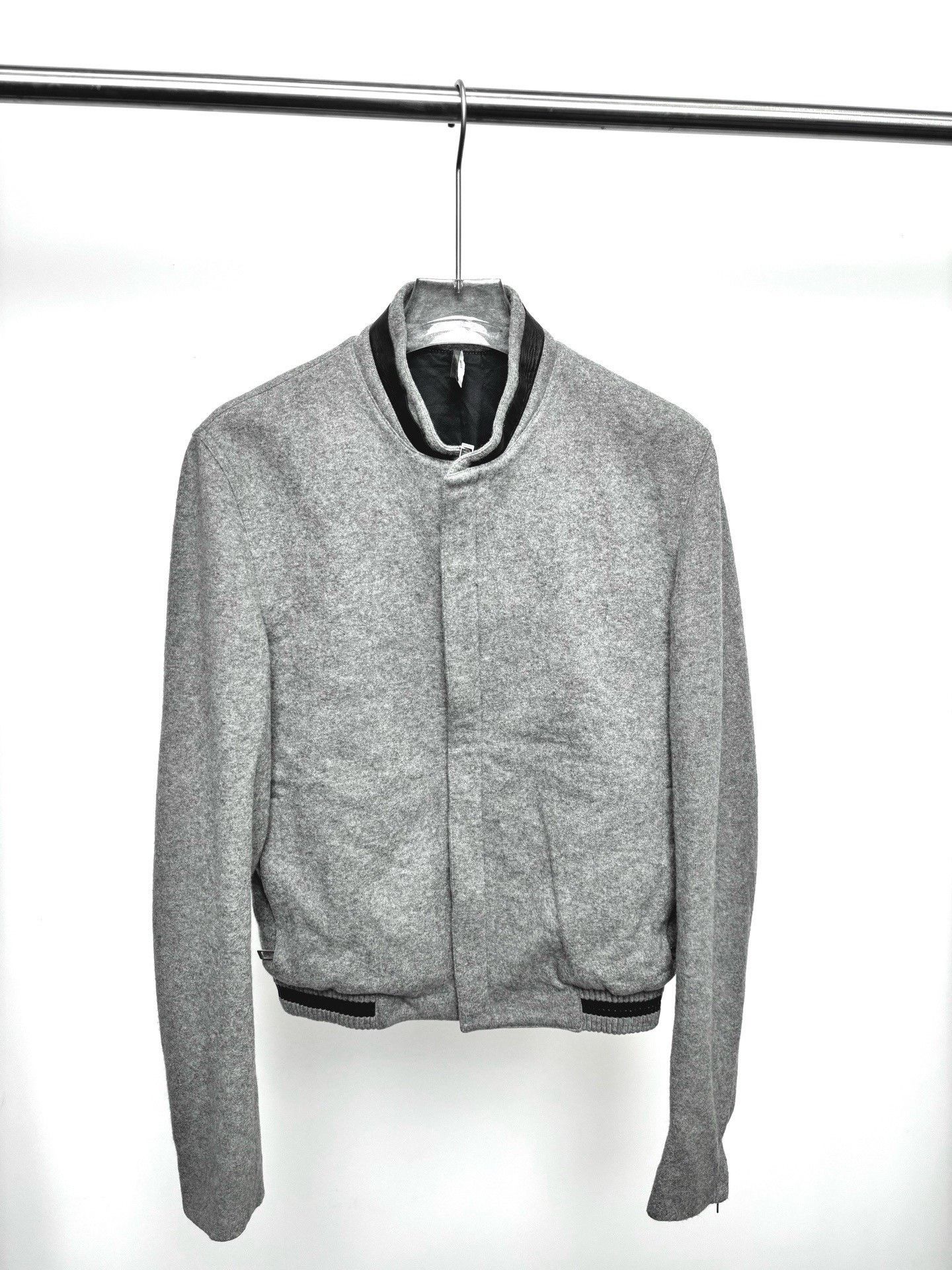 Dior Dior Leather Trim Wool Bomber Jacket 46 Size US S / EU 44-46 / 1 - 1 Thumbnail