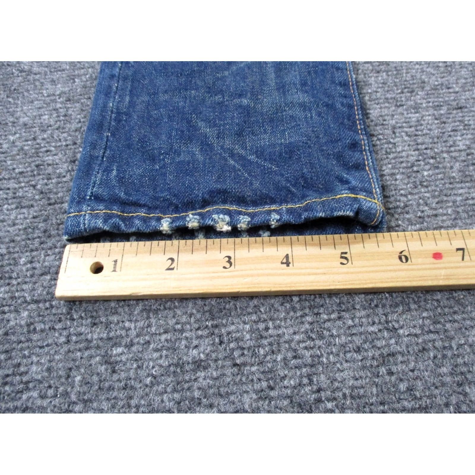 Vintage RRL Ralph Lauren Jeans Men 28 X 32 Denim Selvedge Slim Straight Blue Regular Jeans Mens 28 Size US 28 / EU 44 - 5 Thumbnail