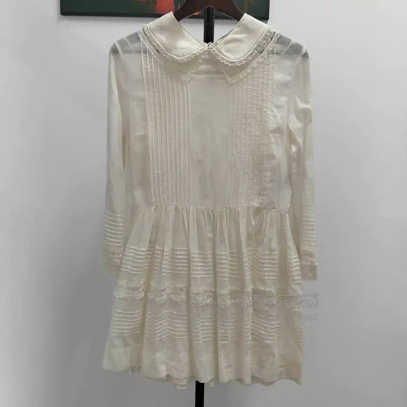 YSL Spring Autumn Cotton A-Line Dress .