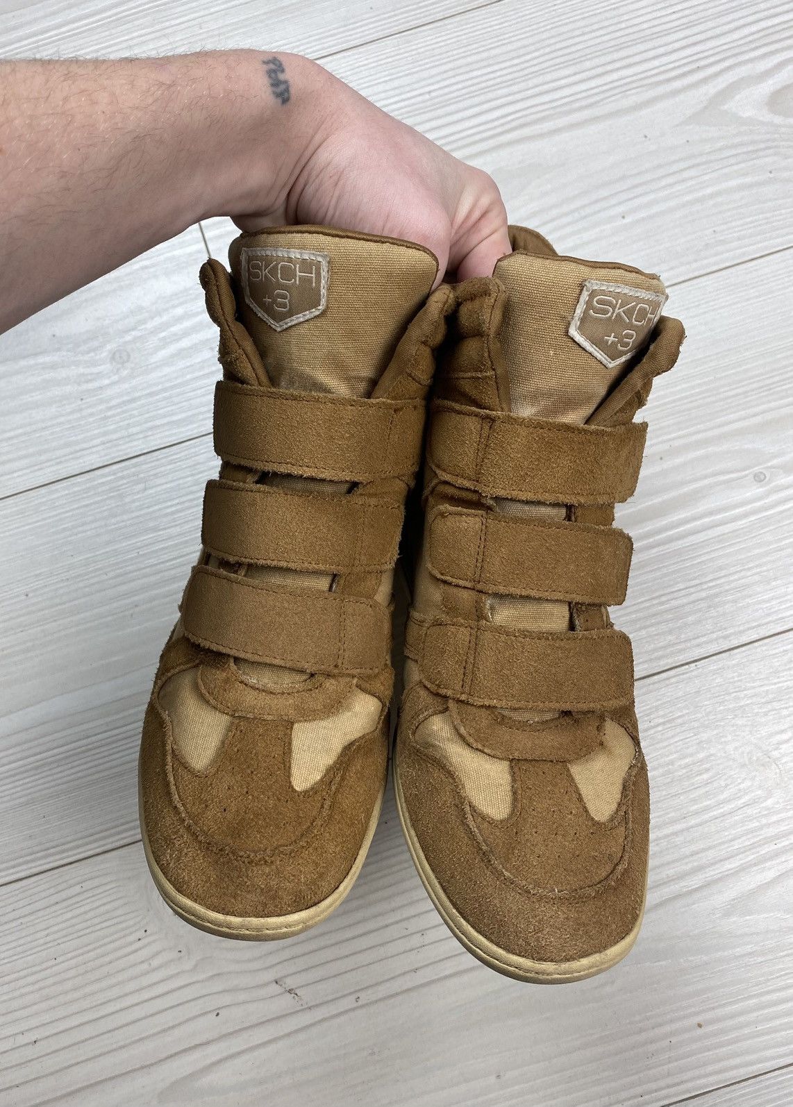 Isabel Marant × SKECHERS Avantgarde hitop sneakers Skechers like Isabel marant style Size US 9 / IT 39 - 4 Thumbnail
