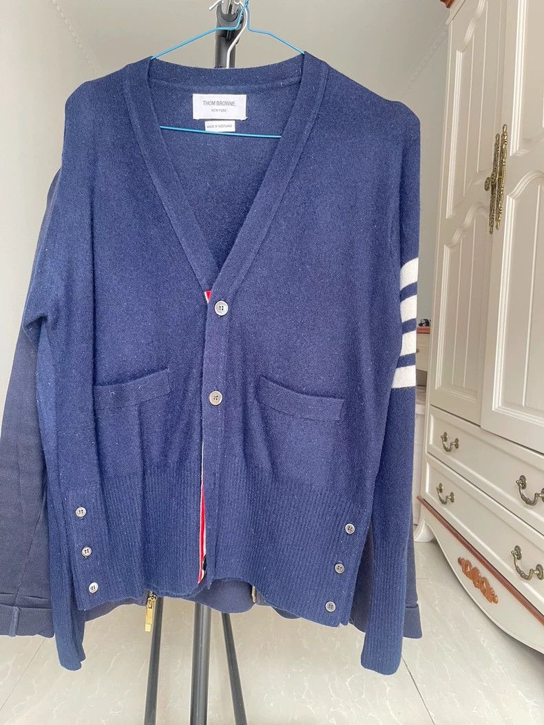 Thom Browne Thom Browne cashmere sweater Size US L / EU 52-54 / 3 - 1 Thumbnail