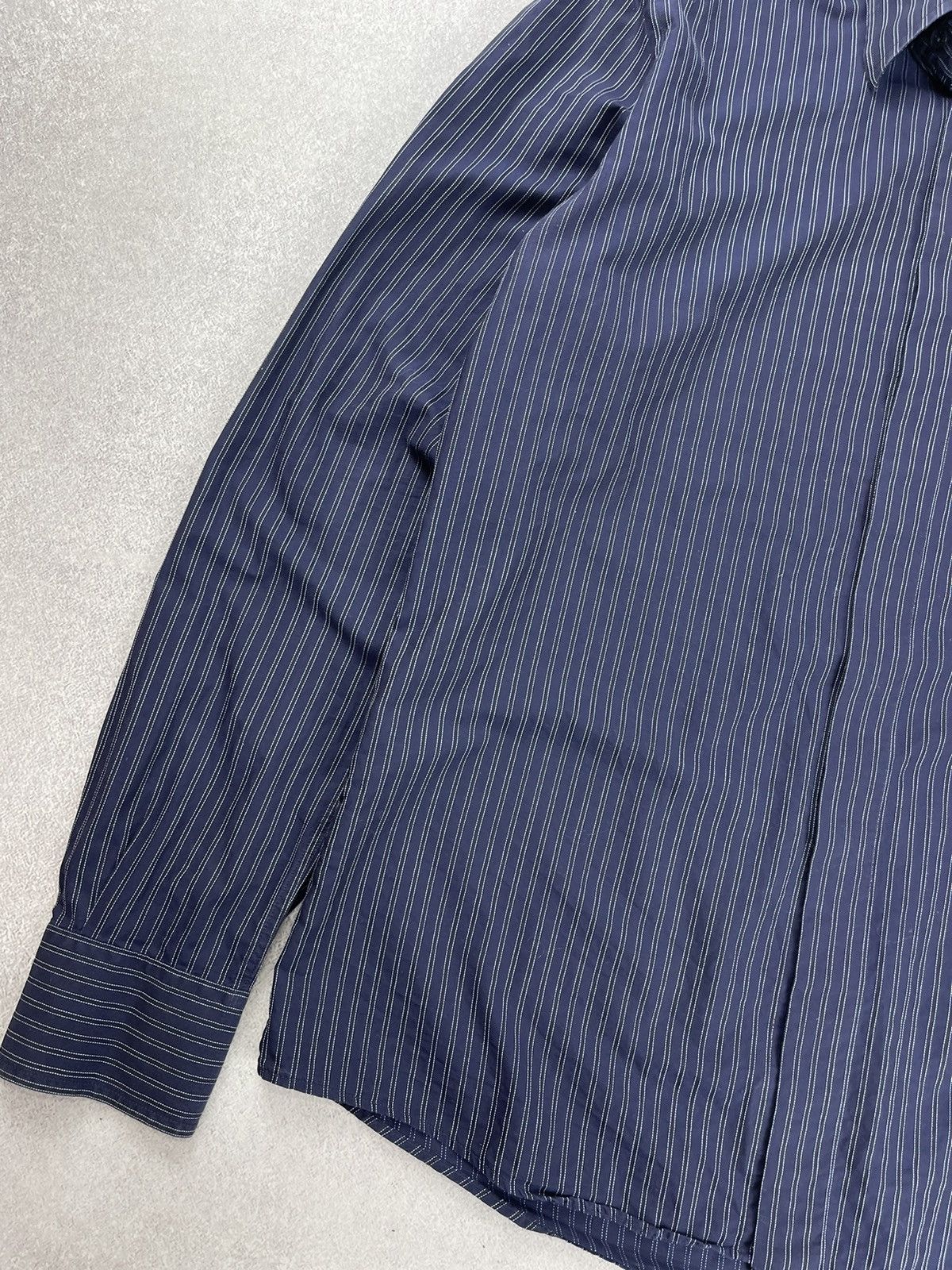 Dolce & Gabbana Dolce & Gabbana Striped Long Sleeve Shirt Size 18/45 Size US XL / EU 56 / 4 - 3 Thumbnail