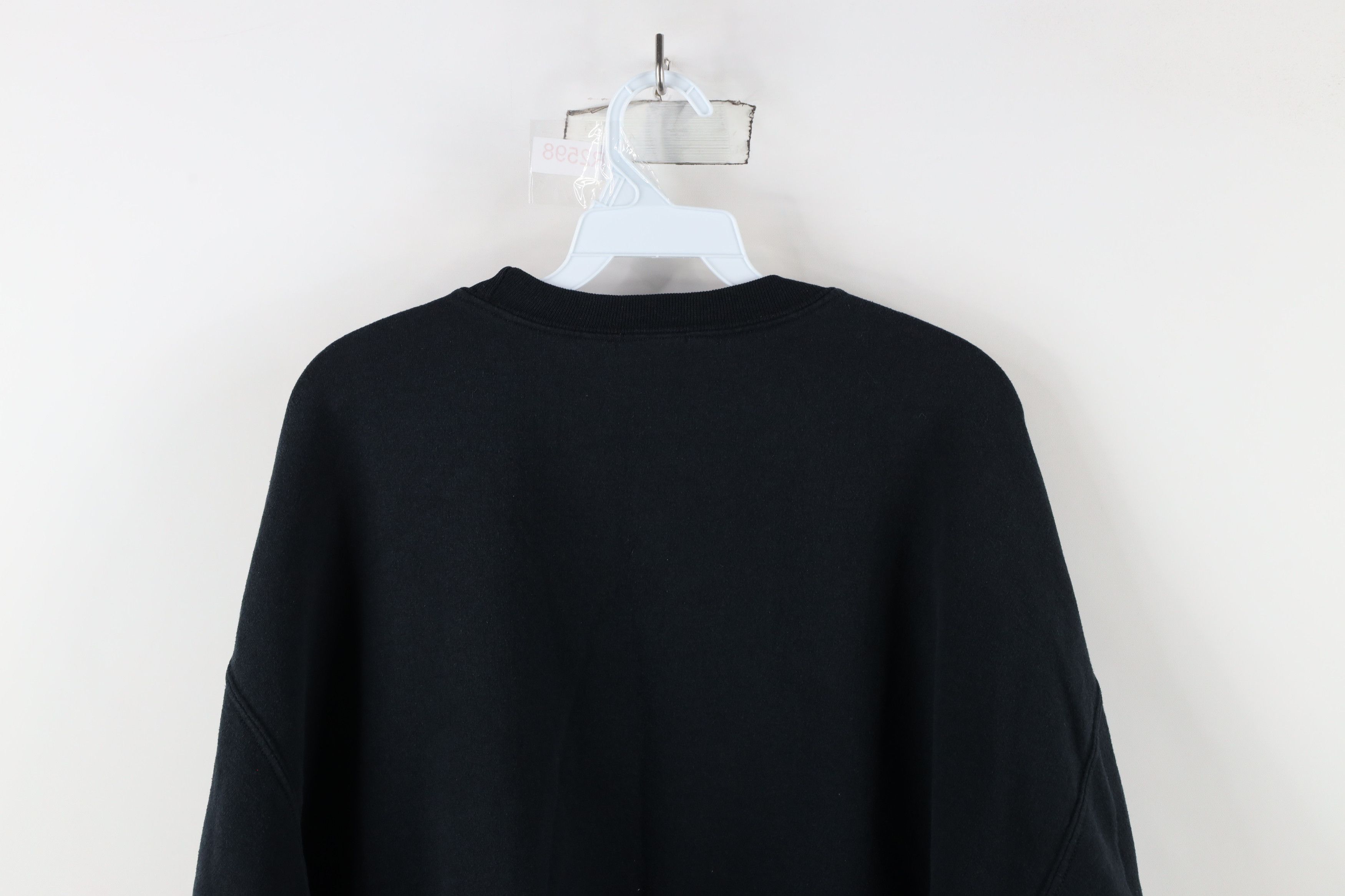 Vintage Vintage 90s Streetwear Eagle Crewneck Sweatshirt Black Size US XL / EU 56 / 4 - 12 Thumbnail