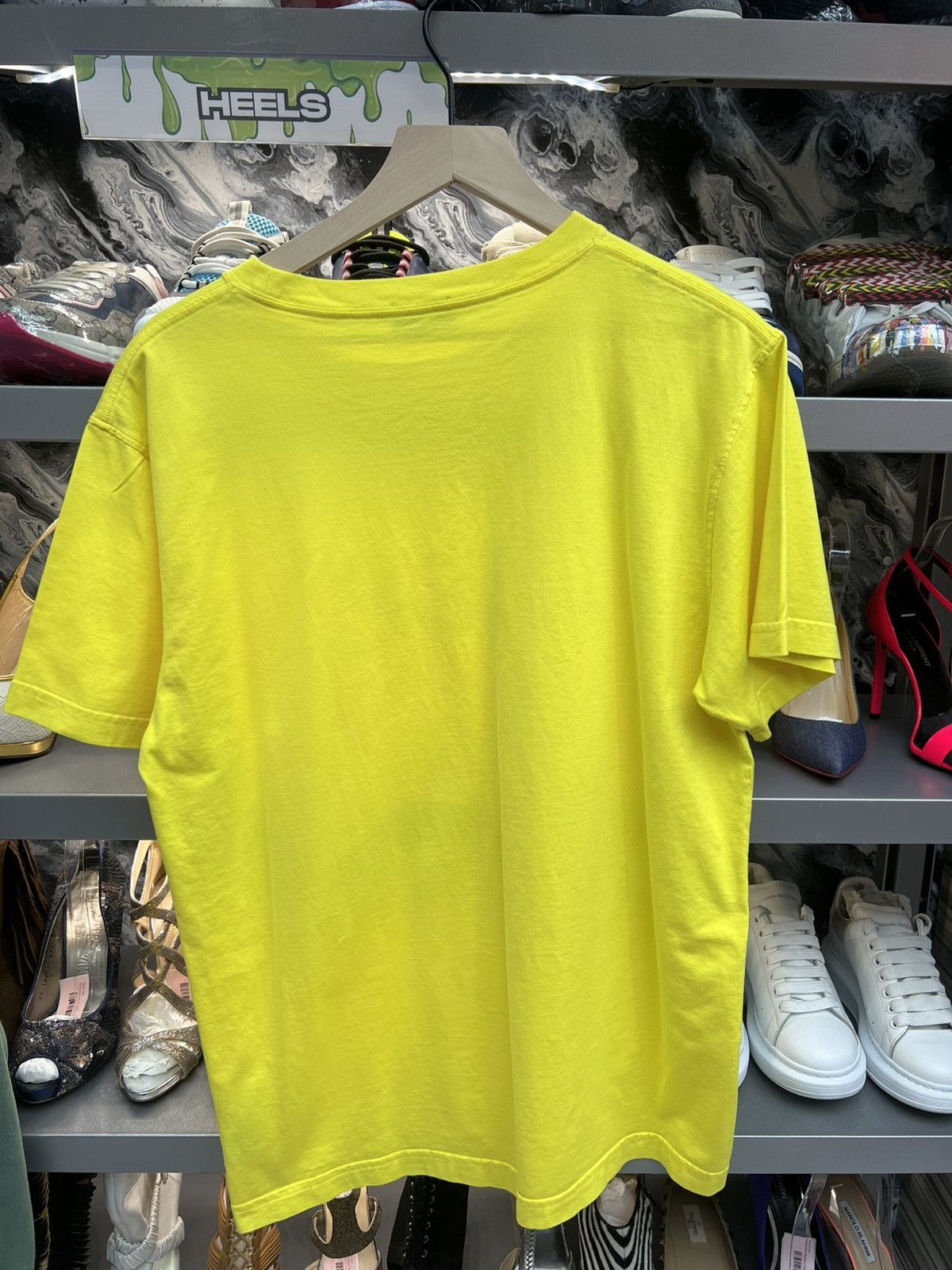 Dior Dior Yellow Tee Shirt Size US XL / EU 56 / 4 - 2 Thumbnail