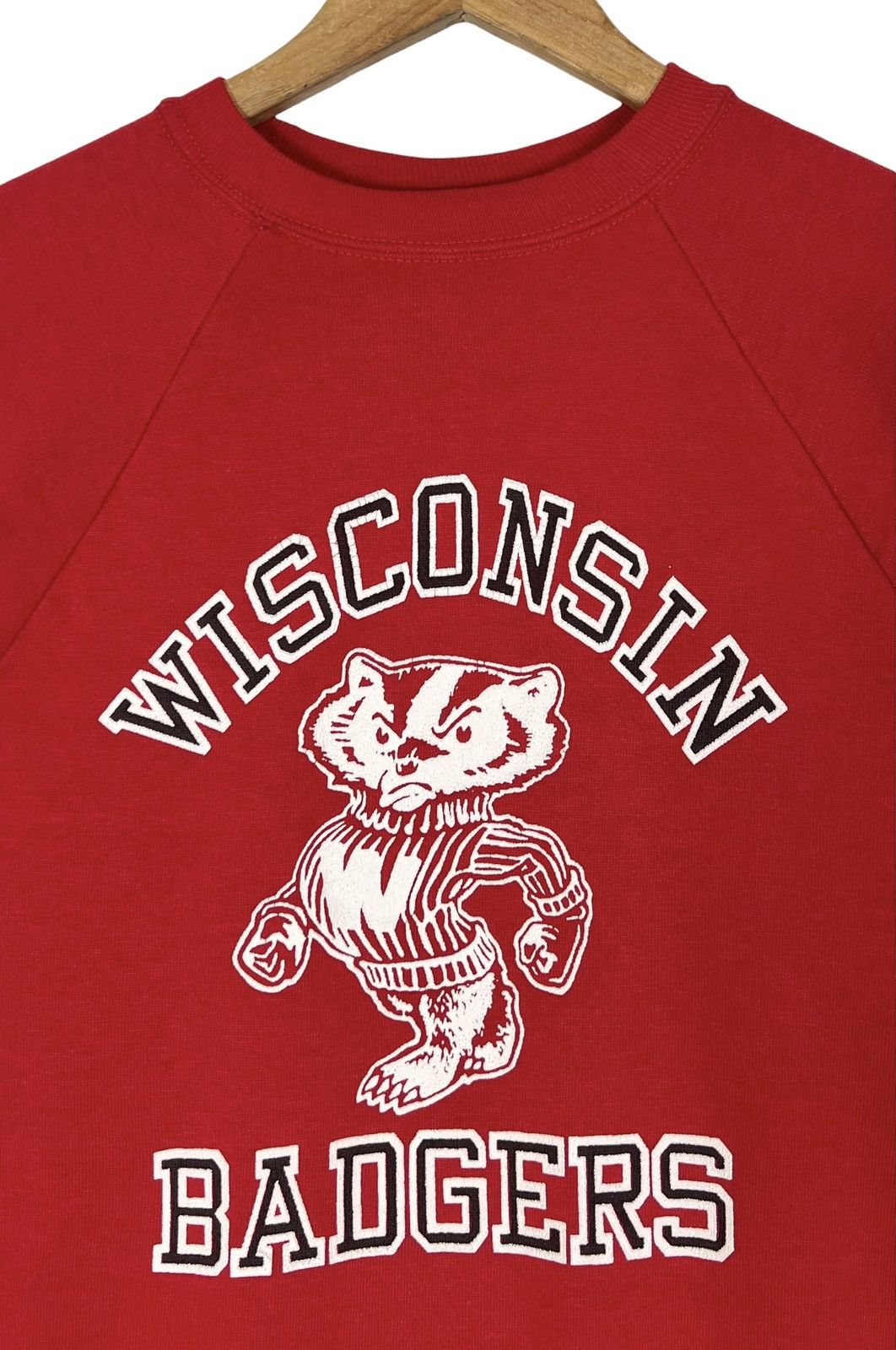 Vintage 80s Vintage Wisconsin University Badgers Sweatshirt Size US M / EU 48-50 / 2 - 3 Thumbnail