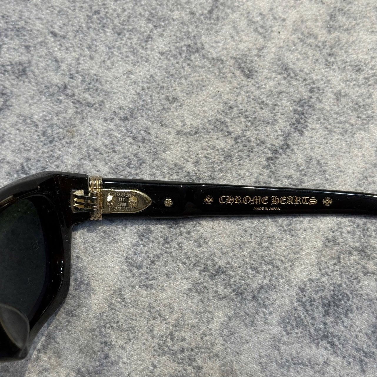 Chrome Hearts CHROME HEARTS IDAWANNA DARK TORTOISE BLACK Size ONE SIZE - 5 Thumbnail