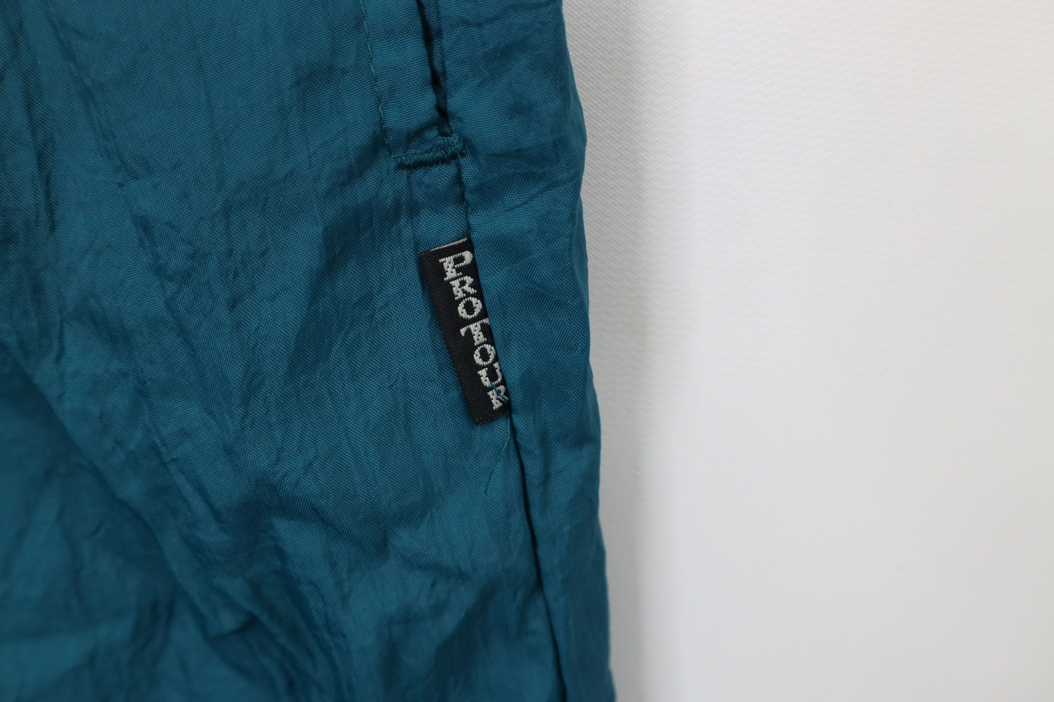Vintage Vintage 90s Streetwear Lined Windbreaker Joggers Pants Teal Size US 36 / EU 52 - 8 Thumbnail