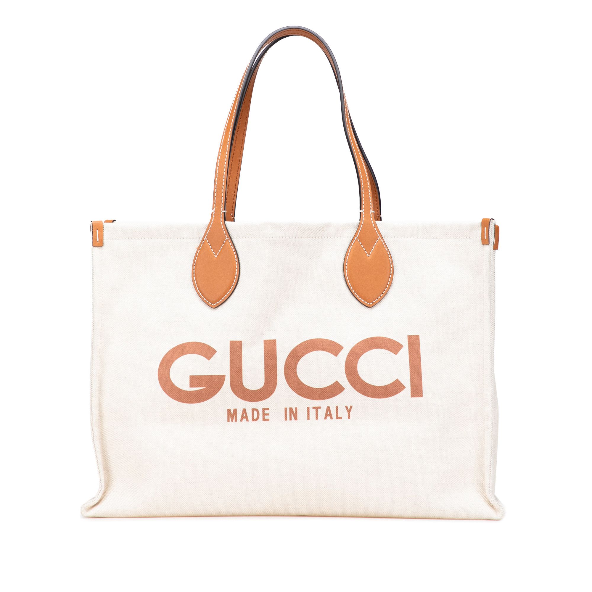 Gucci Gucci Large Canvas Logo Tote Size ONE SIZE - 1 Thumbnail