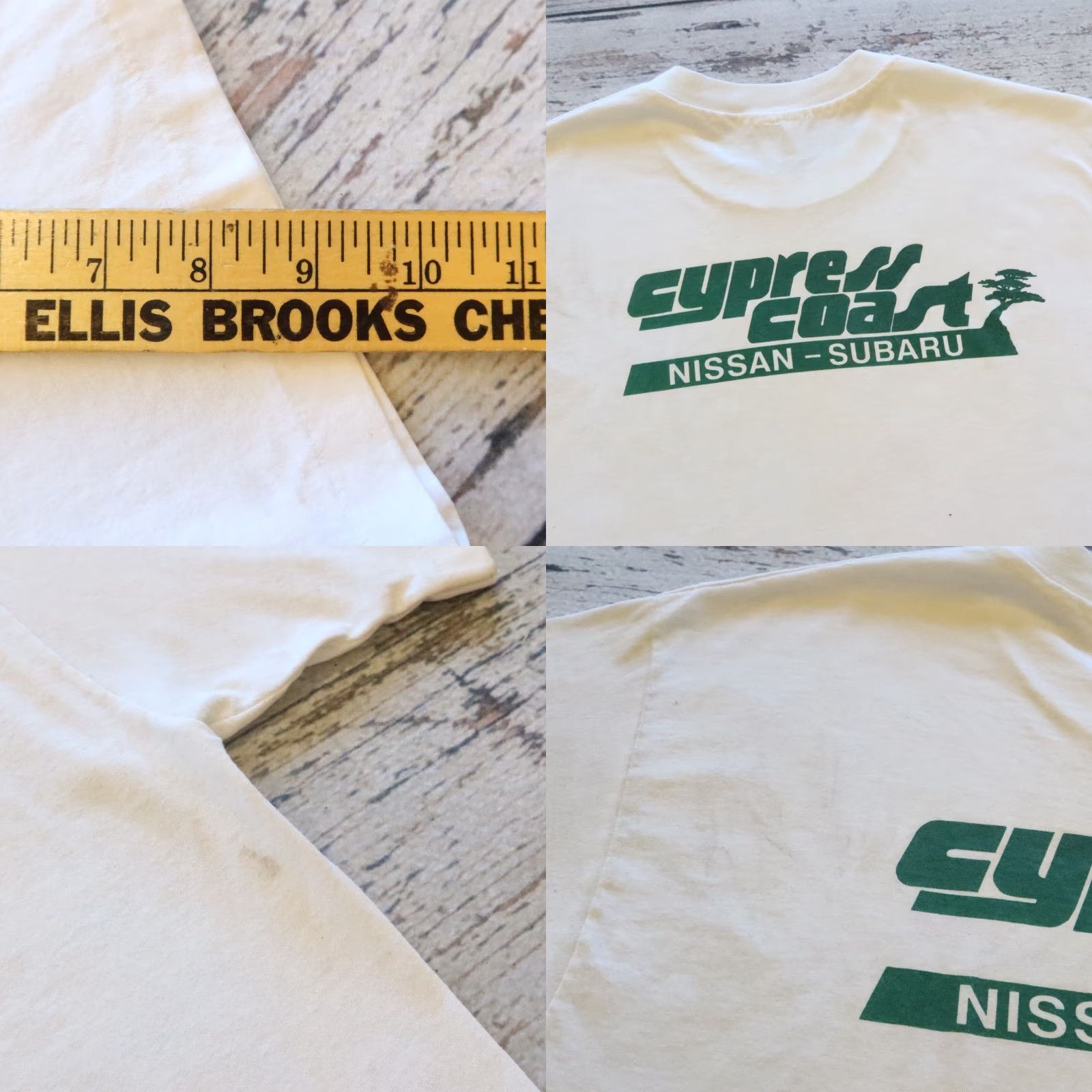 Hanes VINTAGE Nissan Subaru Cypress Coast Dealership Tshirt Shirt L White Mens 90s Concert? Size US L / EU 52-54 / 3 - 10 Thumbnail