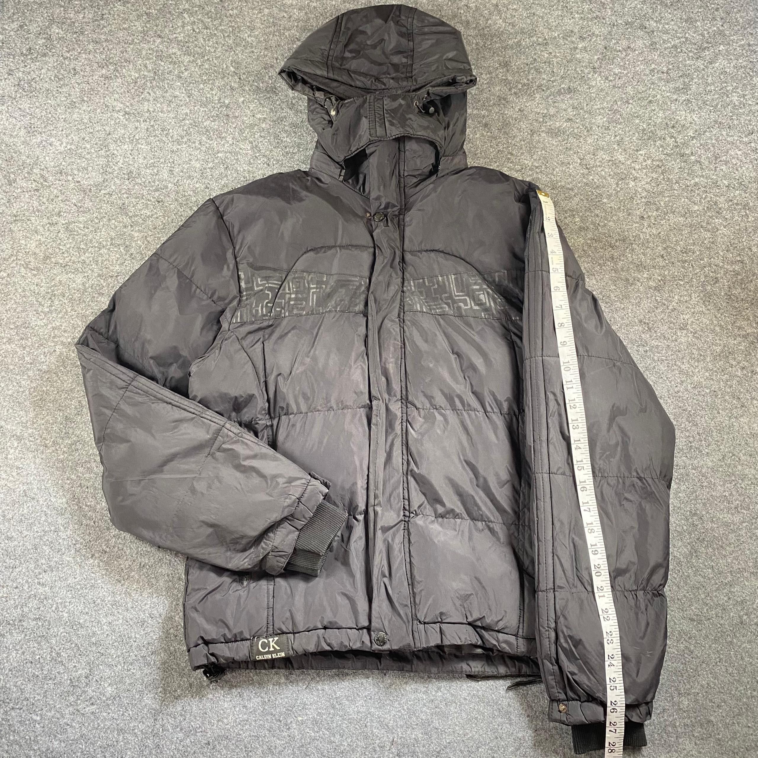 Calvin Klein 205W39NYC Vintage Calvin Klein Puffer Hoodies Jacket Size US L / EU 52-54 / 3 - 6 Thumbnail