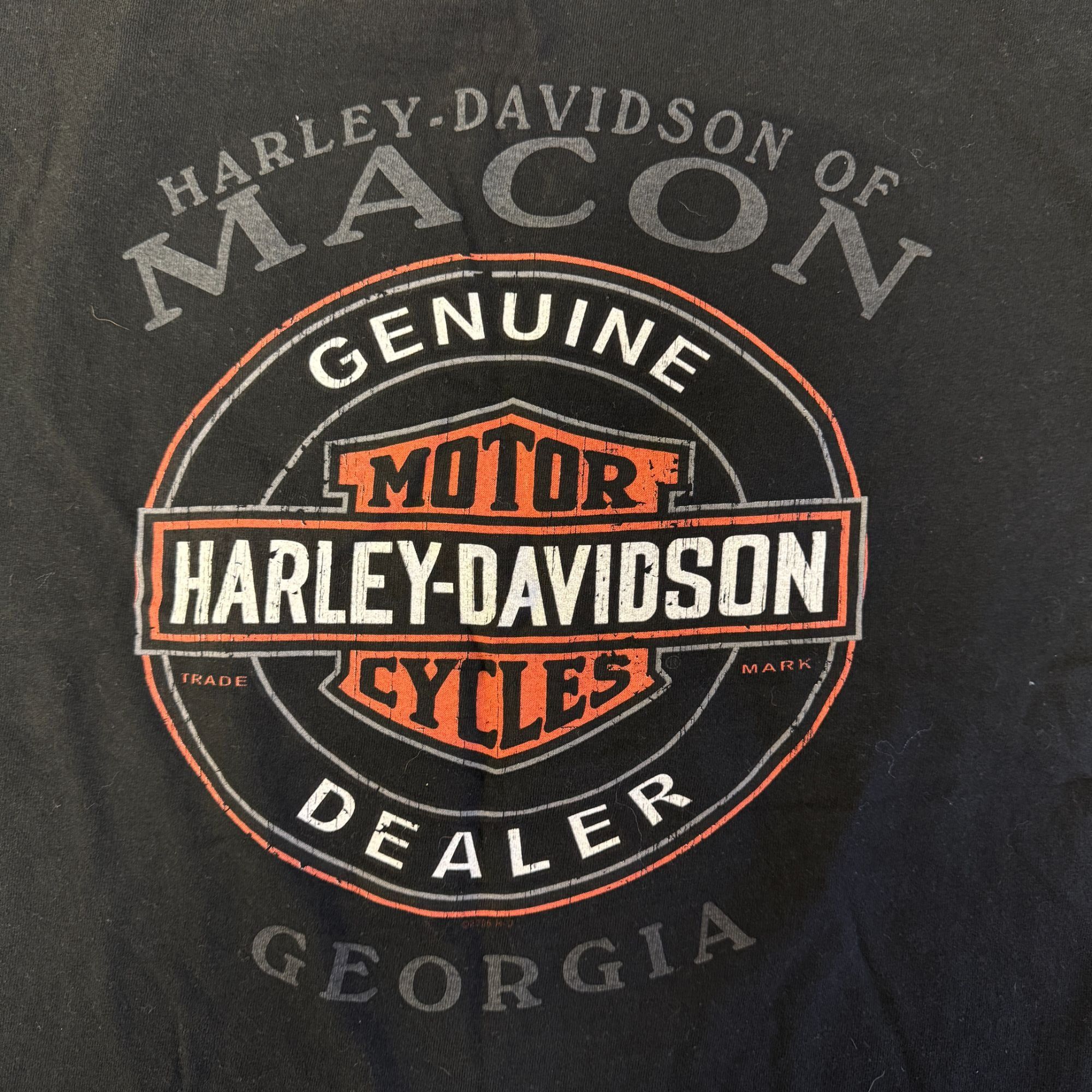Harley Davidson Y2K Harley Davidson MACON Ga Motorcycle PINUP GIRL T Shirt Size US M / EU 48-50 / 2 - 4 Thumbnail