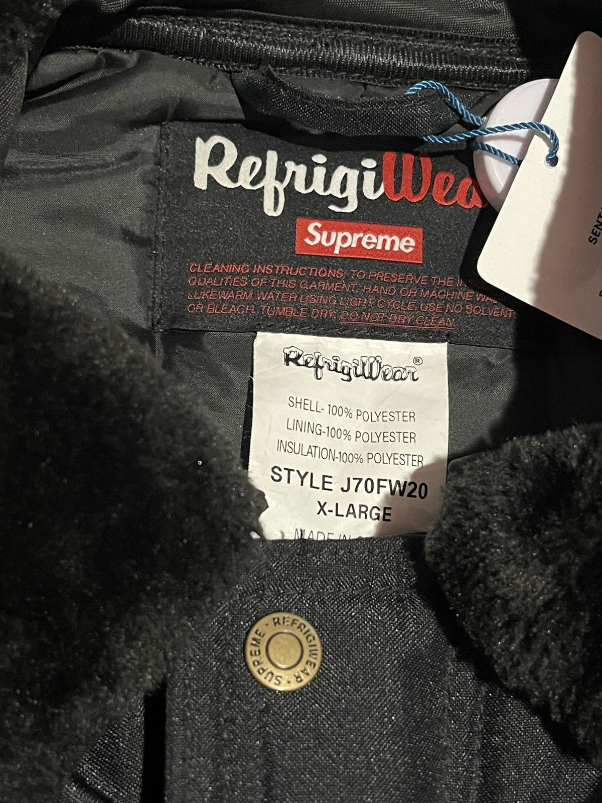 Refrigiwear × Supreme Supreme x Refrigiwear insulated jacket Size US XL / EU 56 / 4 - 6 Thumbnail