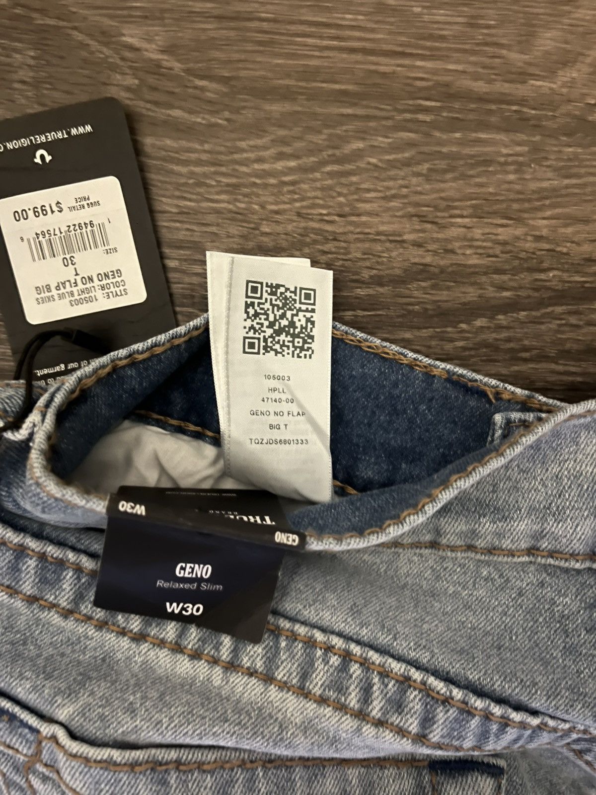 True Religion Geno No Flap Big T Relaxed Slim Size US 30 / EU 46 - 7 Thumbnail