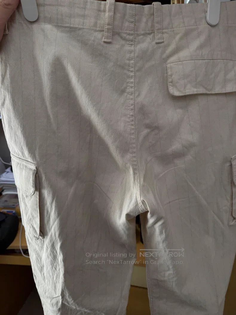 Our Legacy Our Legacy Light Beige Stripe Work Trousers Size US 30 / EU 46 - 4 Thumbnail