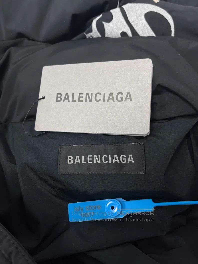 Balenciaga Balenciaga Logo Alphabet Printed Lightweight Collar Zip-Up Size US M / EU 48-50 / 2 - 5 Thumbnail