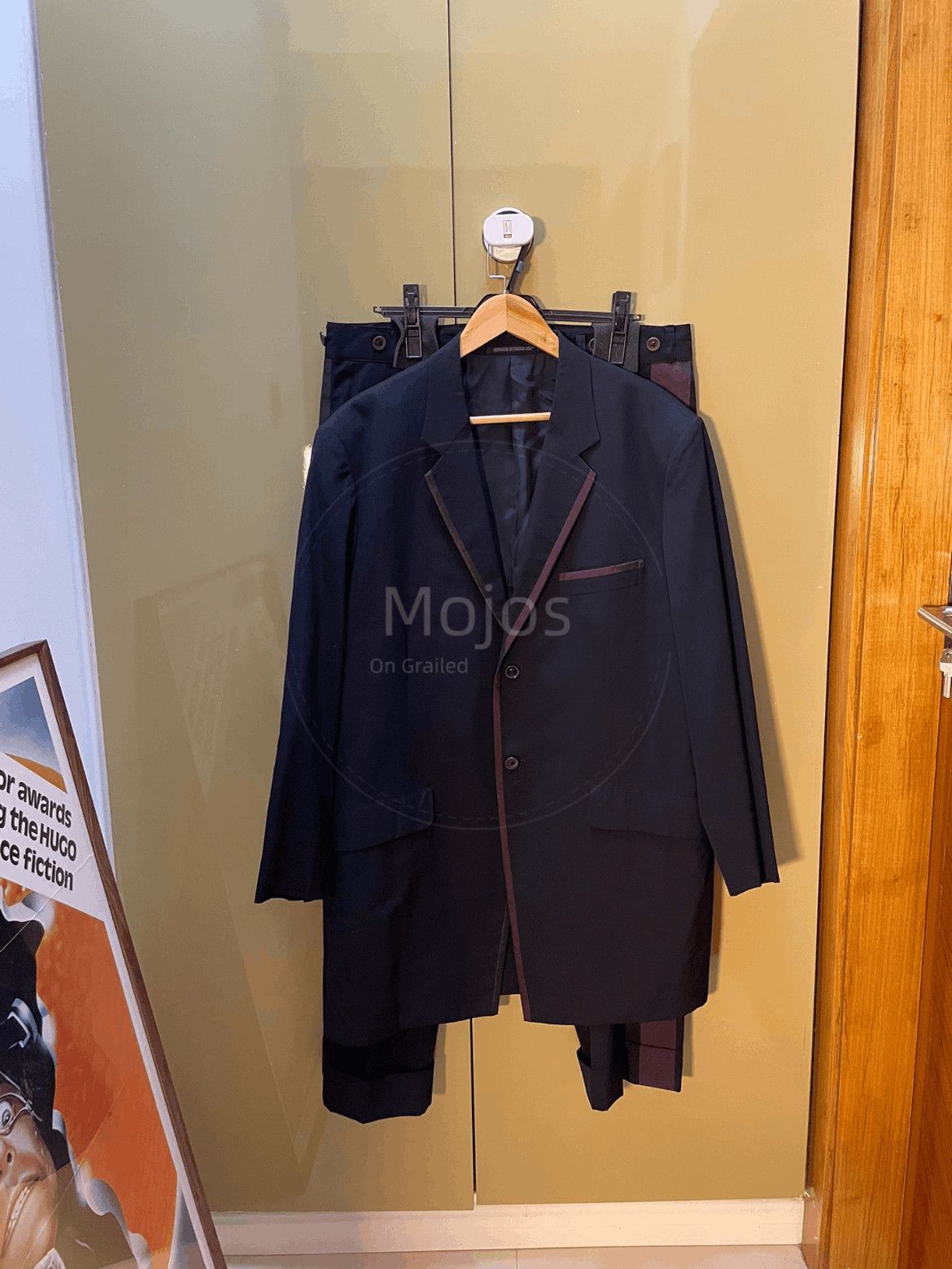 Yohji Yamamoto Yohji Yamamoto Pour Homme 98SS Purple Lining Suit-2508 Size US S / EU 44-46 / 1 - 1 Thumbnail
