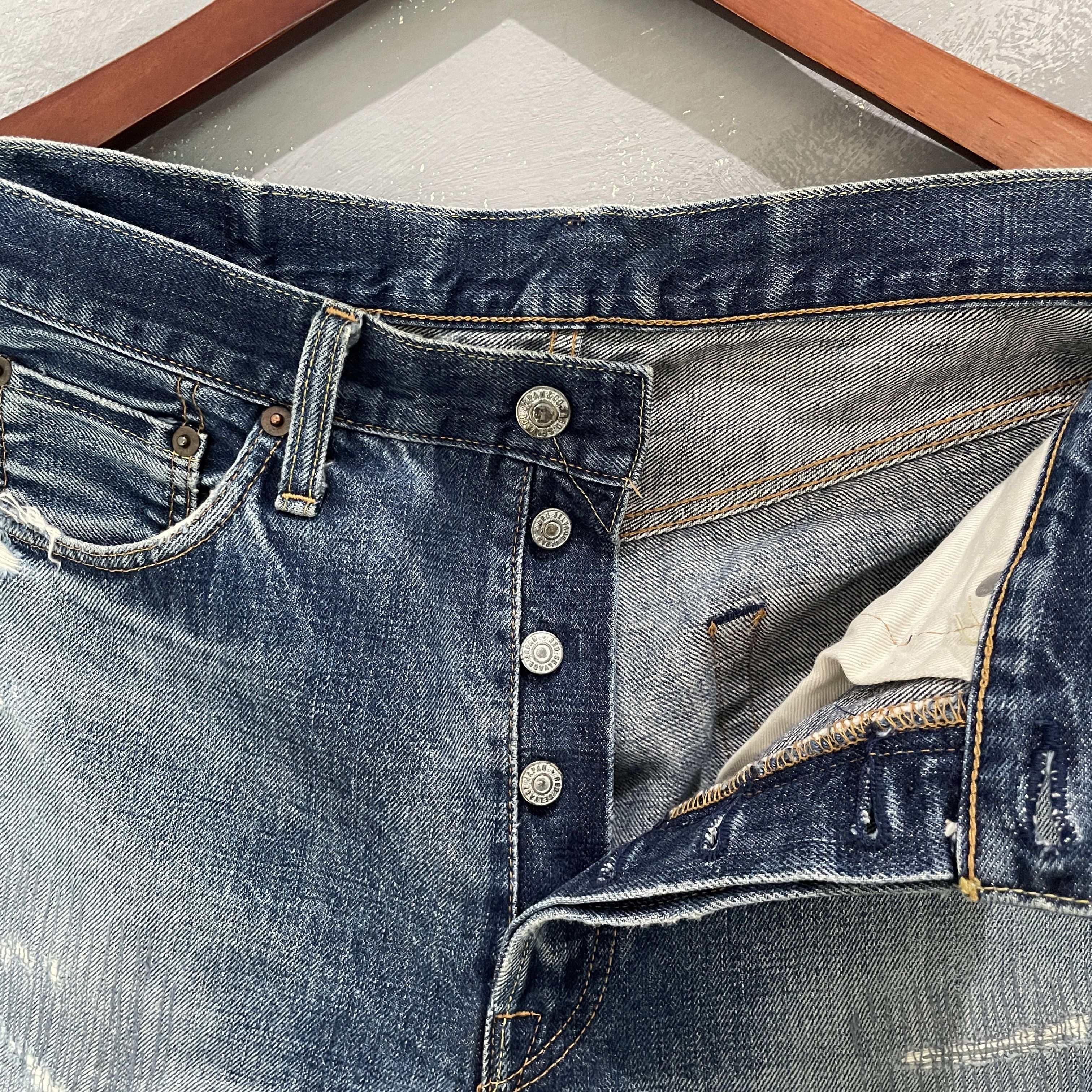 Kamakura Vintage Boro Jeans by Kamakura Red Selvedge Size US 30 / EU 46 - 5 Thumbnail