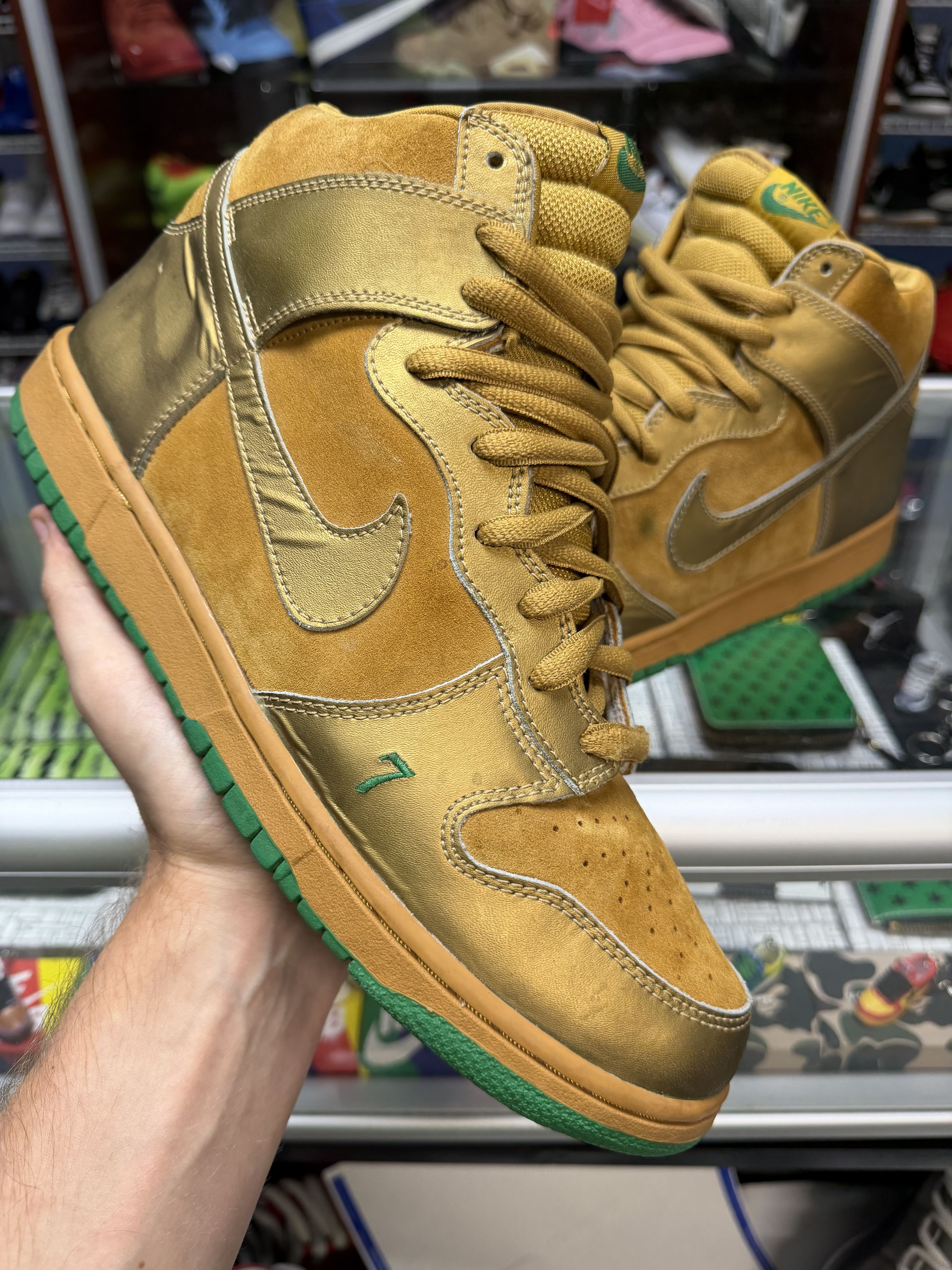 Nike SB Nike Sb ‘Lucky’ Dunk High 2004 Vnds Size US 12 / EU 45 - 1 Thumbnail