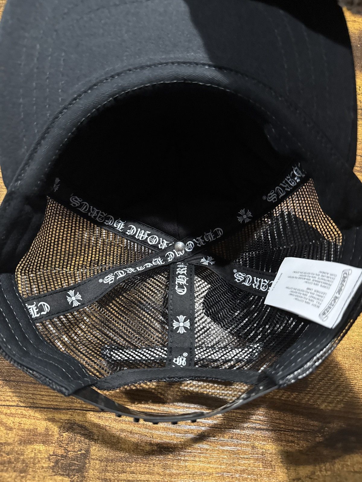 Chrome Hearts Chrome Hearts Black White Cemetery Cross Trucker Hat Size ONE SIZE - 5 Thumbnail