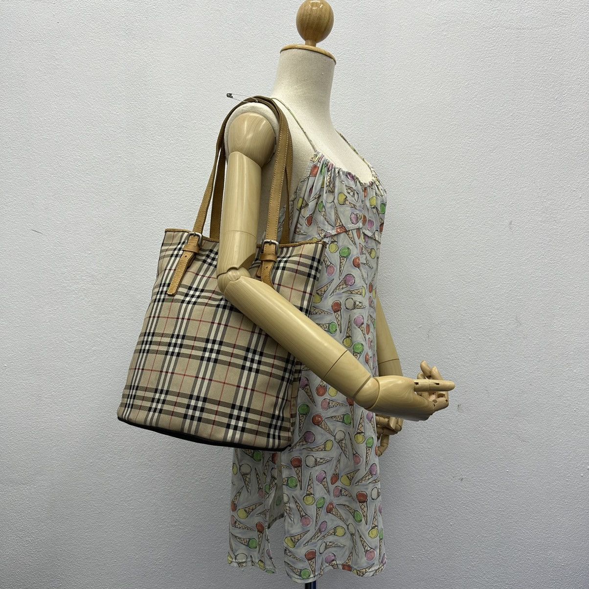 ‼️YES‼️BURBERRYS BLUE LABEL NOVA CHECK BUCKET SHOULDER BAG