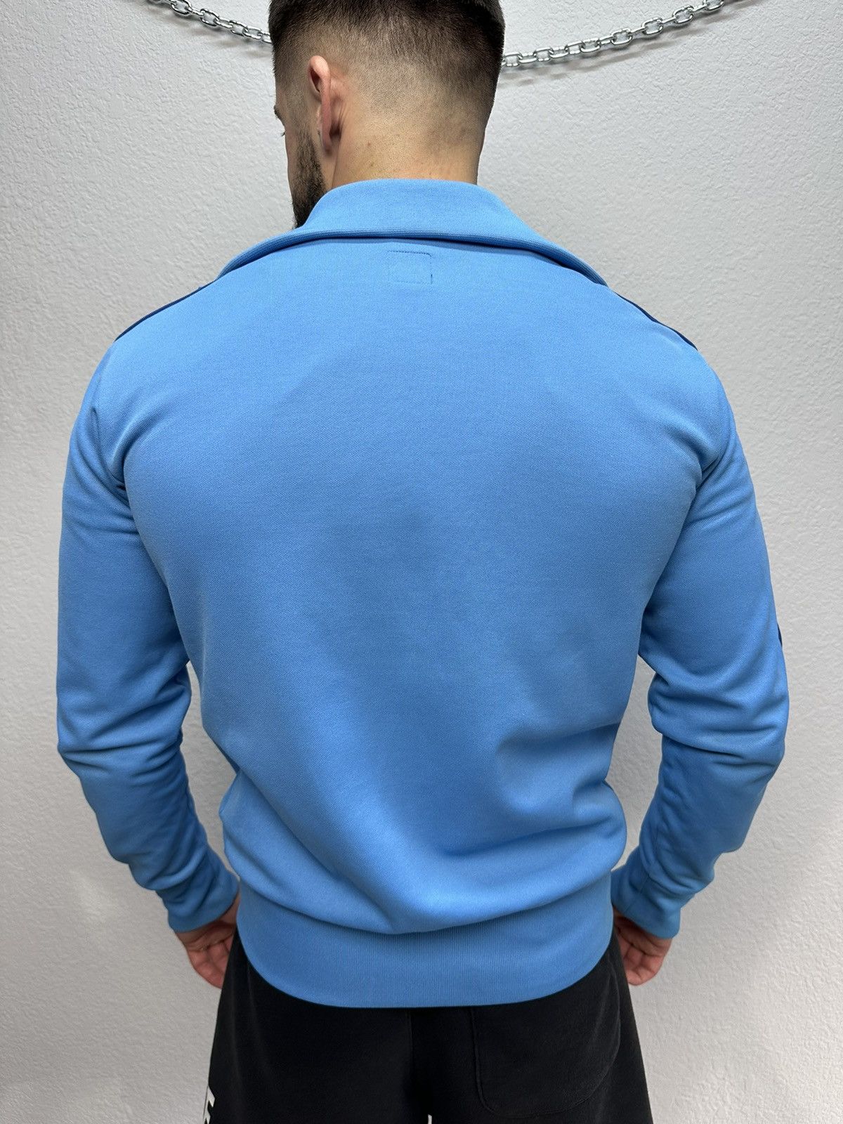Adidas × Vintage Vintage Adidas Blokecore Track Jacket Blue Big Logo Y2K Size US S / EU 44-46 / 1 - 4 Thumbnail