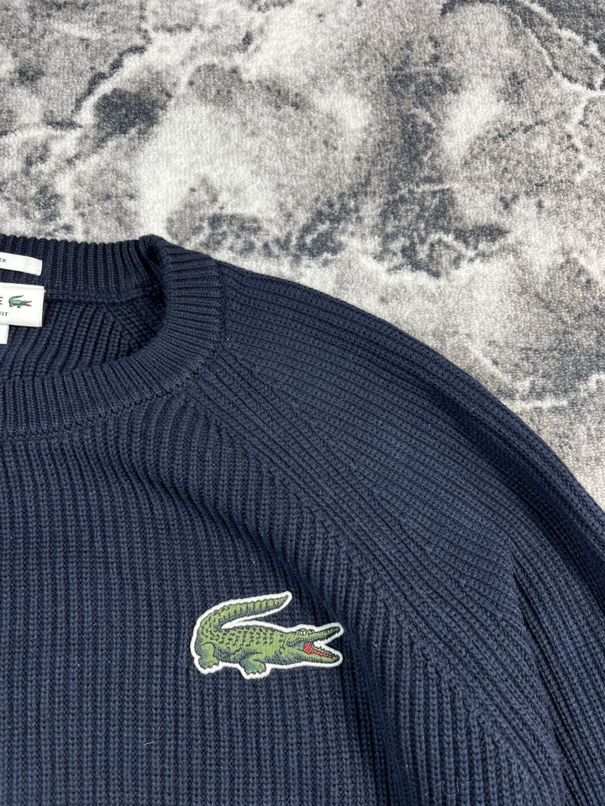 Lacoste Lacoste Classic Ribbed Knit Sweater Size US M / EU 48-50 / 2 - 4 Thumbnail