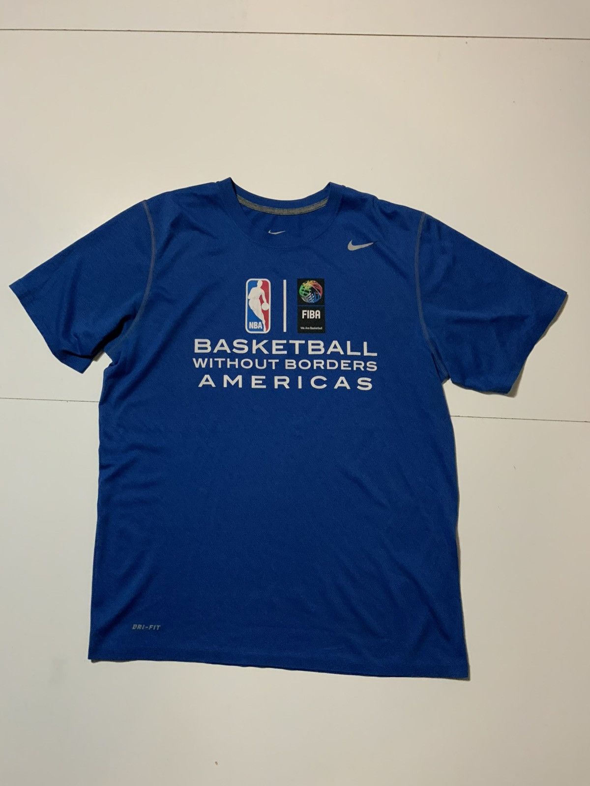 Nike Nike NBA Basketball Without Borders Americas FIBA T-Shirt Size US M / EU 48-50 / 2 - 1 Thumbnail