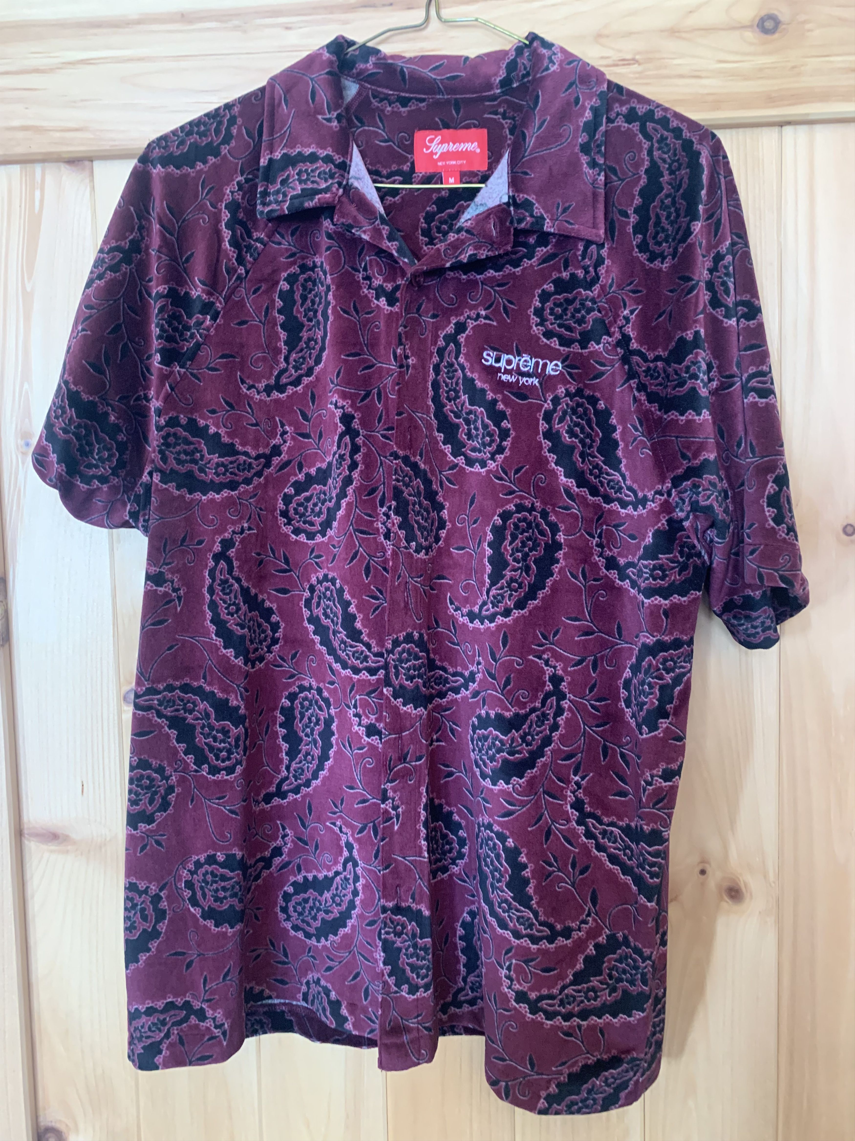 Supreme Velour S/S Shirt