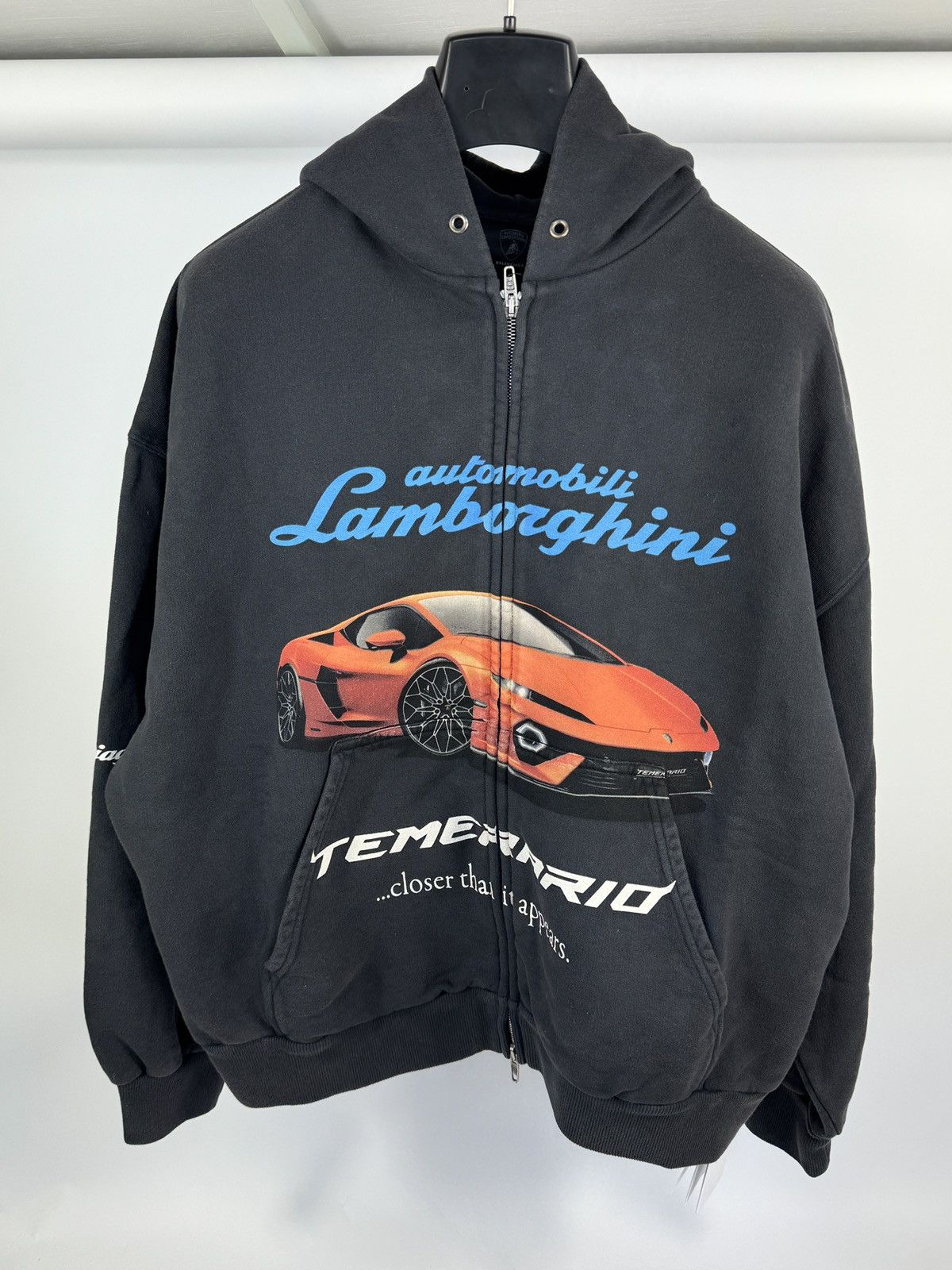 Balenciaga × Lamborghini LAMBORGHINI GRAPHIC PRINT ZIP UP JUMPER Size US L / EU 52-54 / 3 - 1 Thumbnail