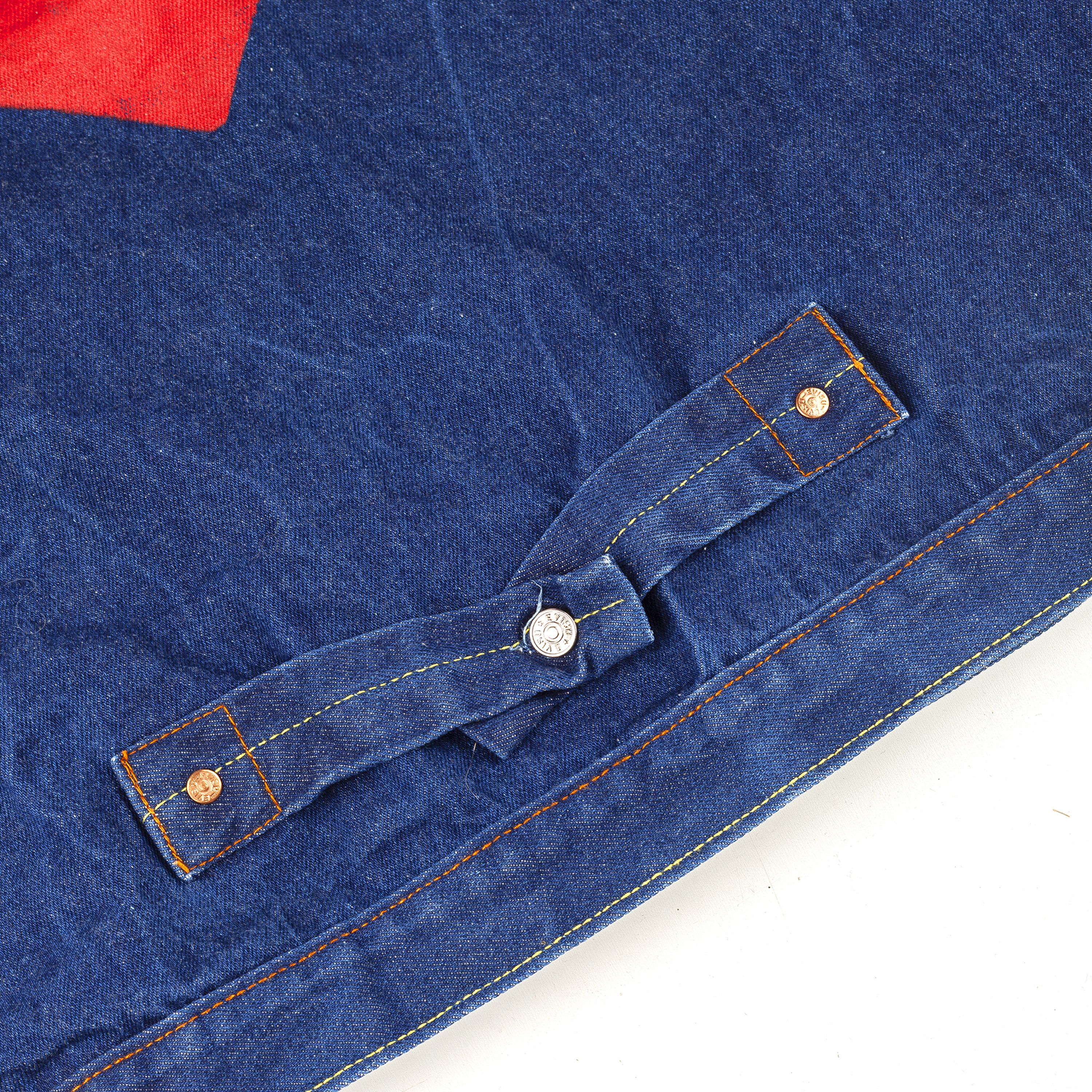 Evisu Evisu Vintage Denim Handwritten Back Logo Jacket Size US L / EU 52-54 / 3 - 8 Thumbnail