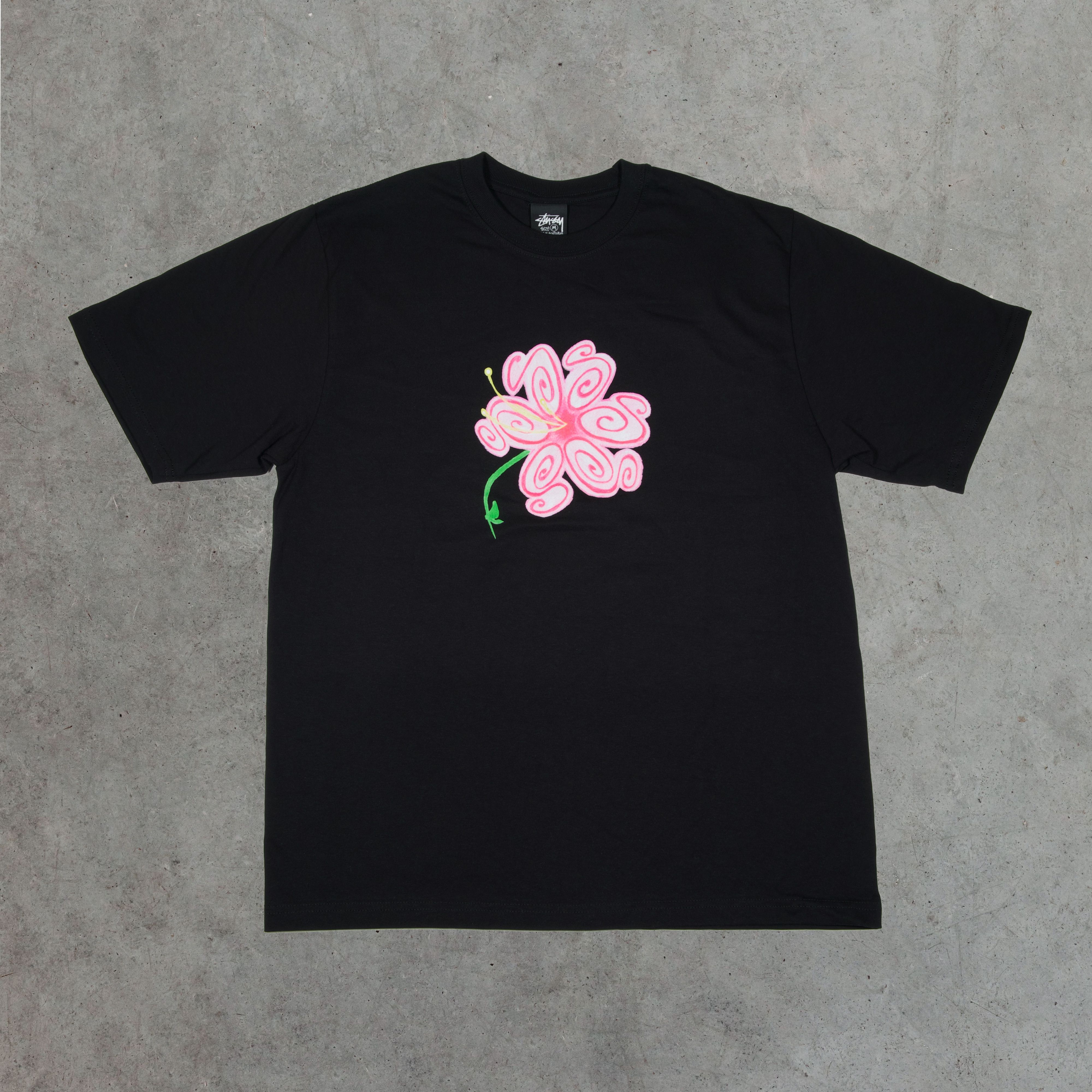 Streetwear × Stussy × Vintage STUSSY WITHERED FLOWER TEE | Grailed