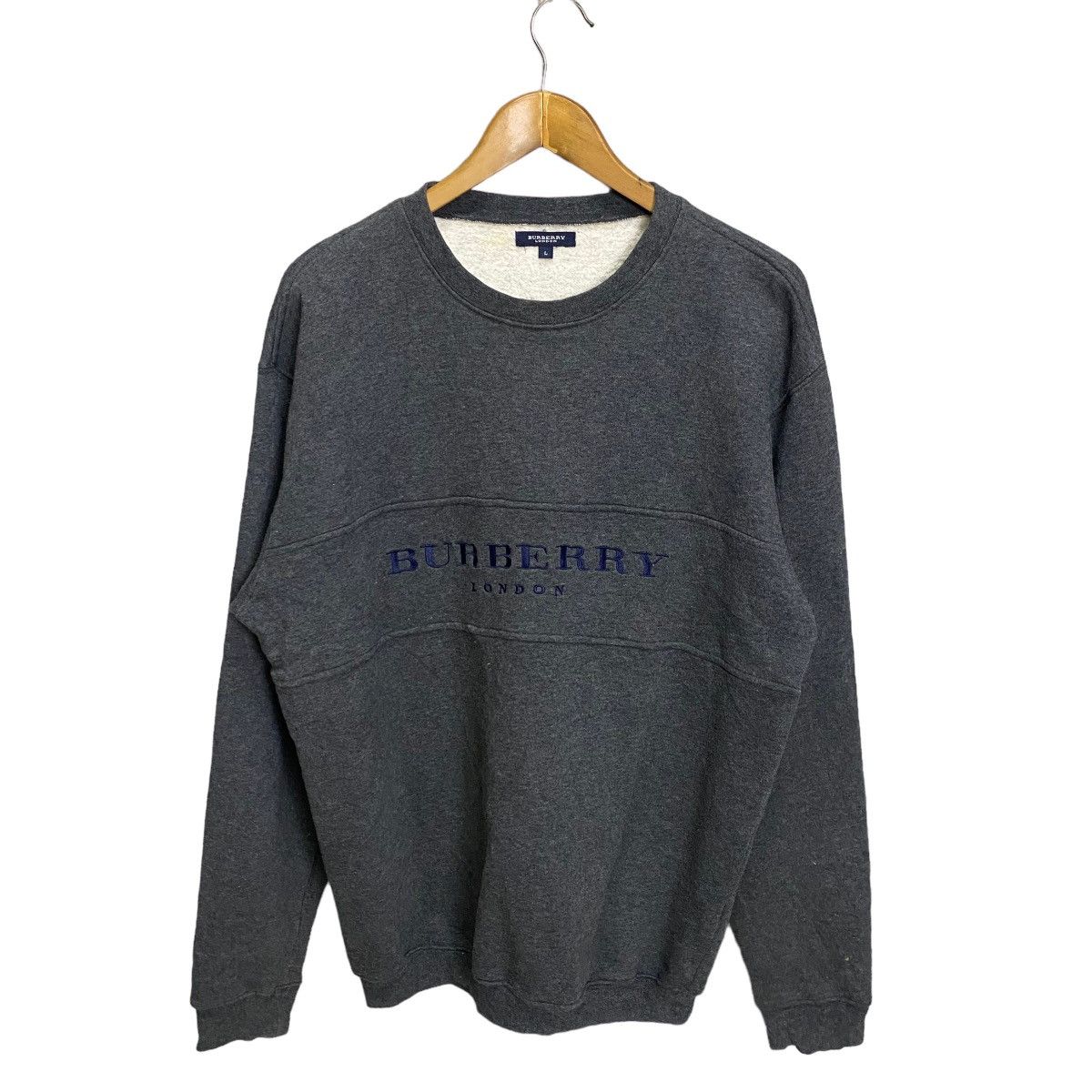 Burberry Burberry spellout big logo sweat Size US L / EU 52-54 / 3 - 1 Thumbnail
