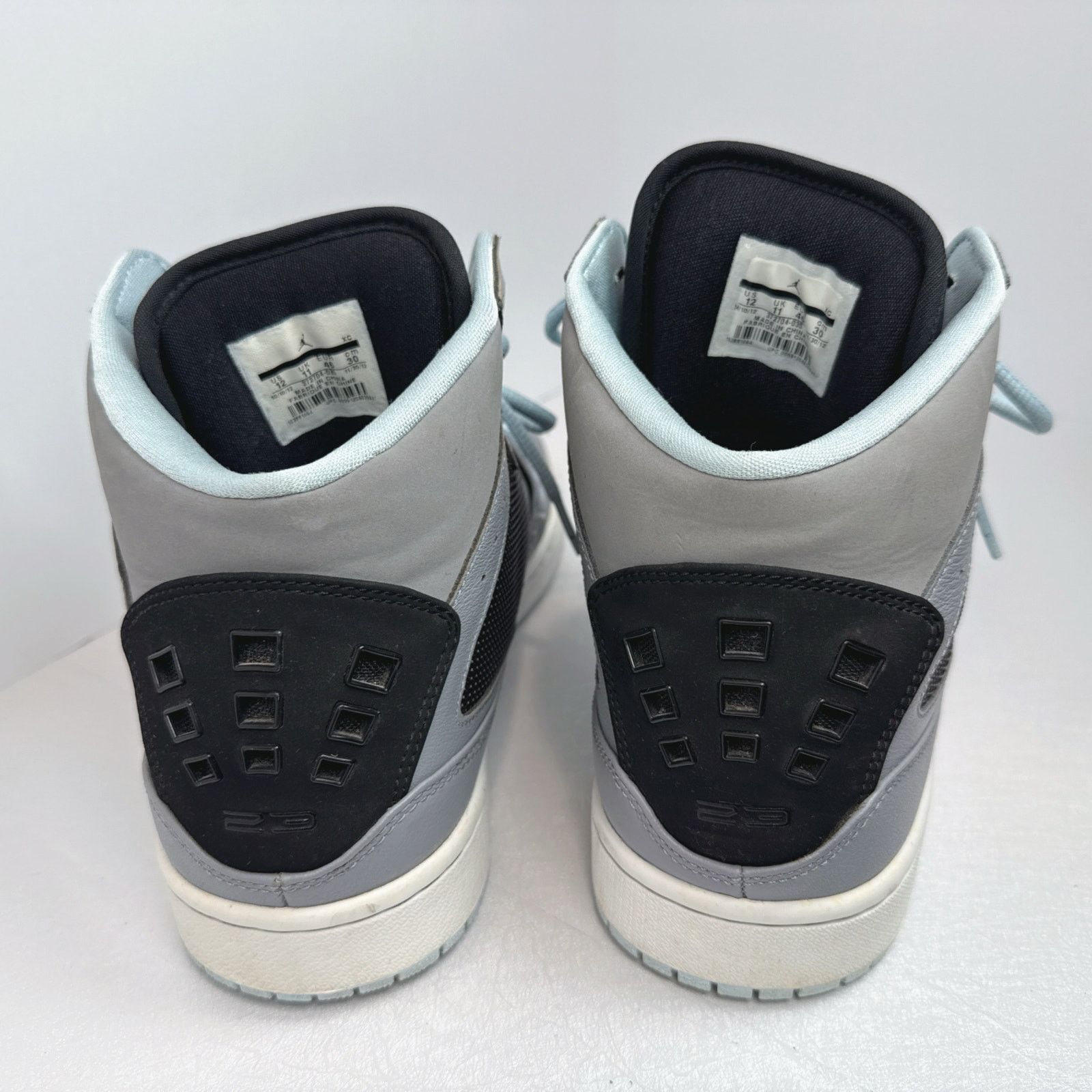 Nike Jordan 1 Flight 'Grey Black' (Style: 372704-035) | 12 Size US 12 / EU 45 - 5 Thumbnail