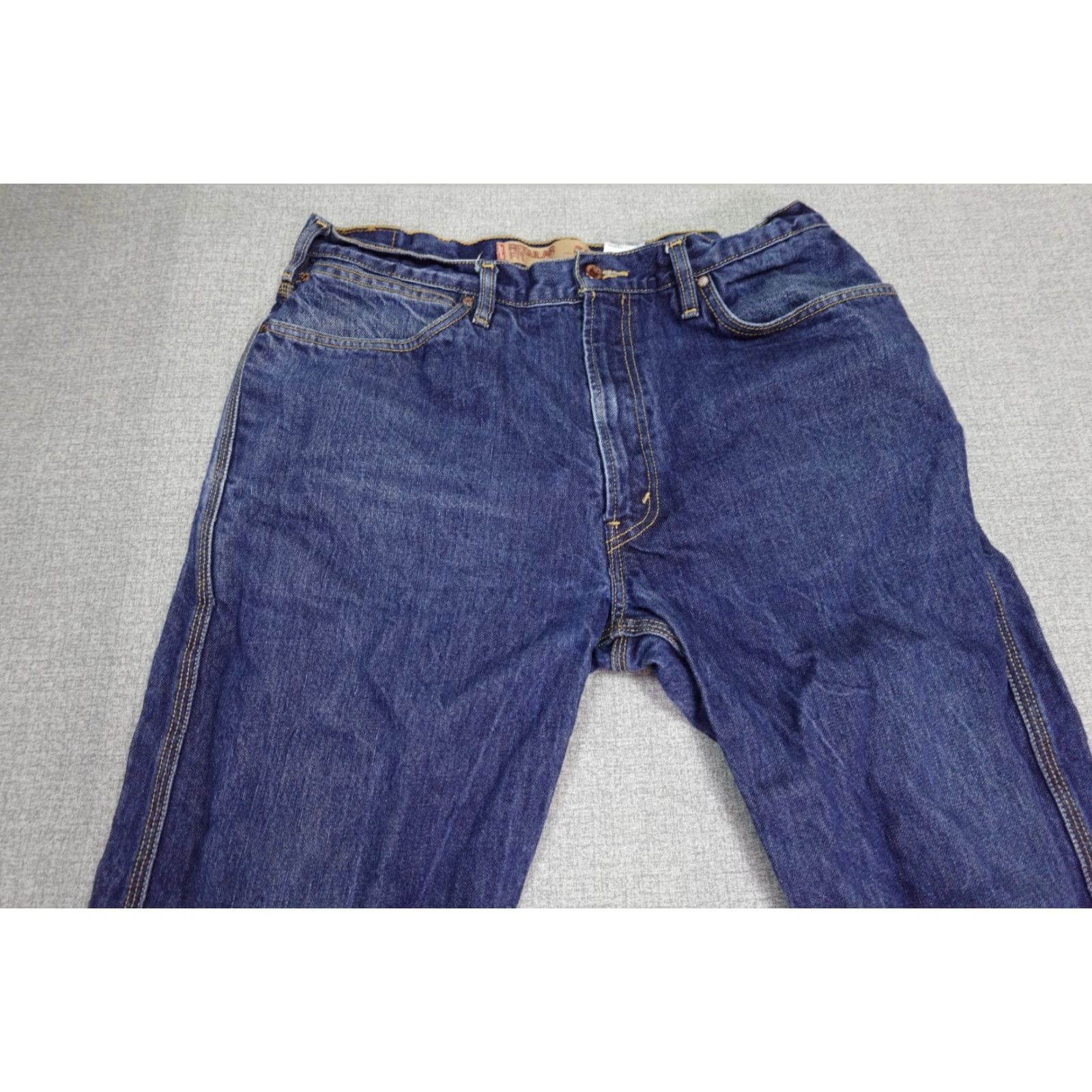 Levi's Levi's 505 Jeans Men's 38x32 Blue Relaxed Fit Denim USA Western Rancher Size US 38 / EU 54 - 2 Thumbnail