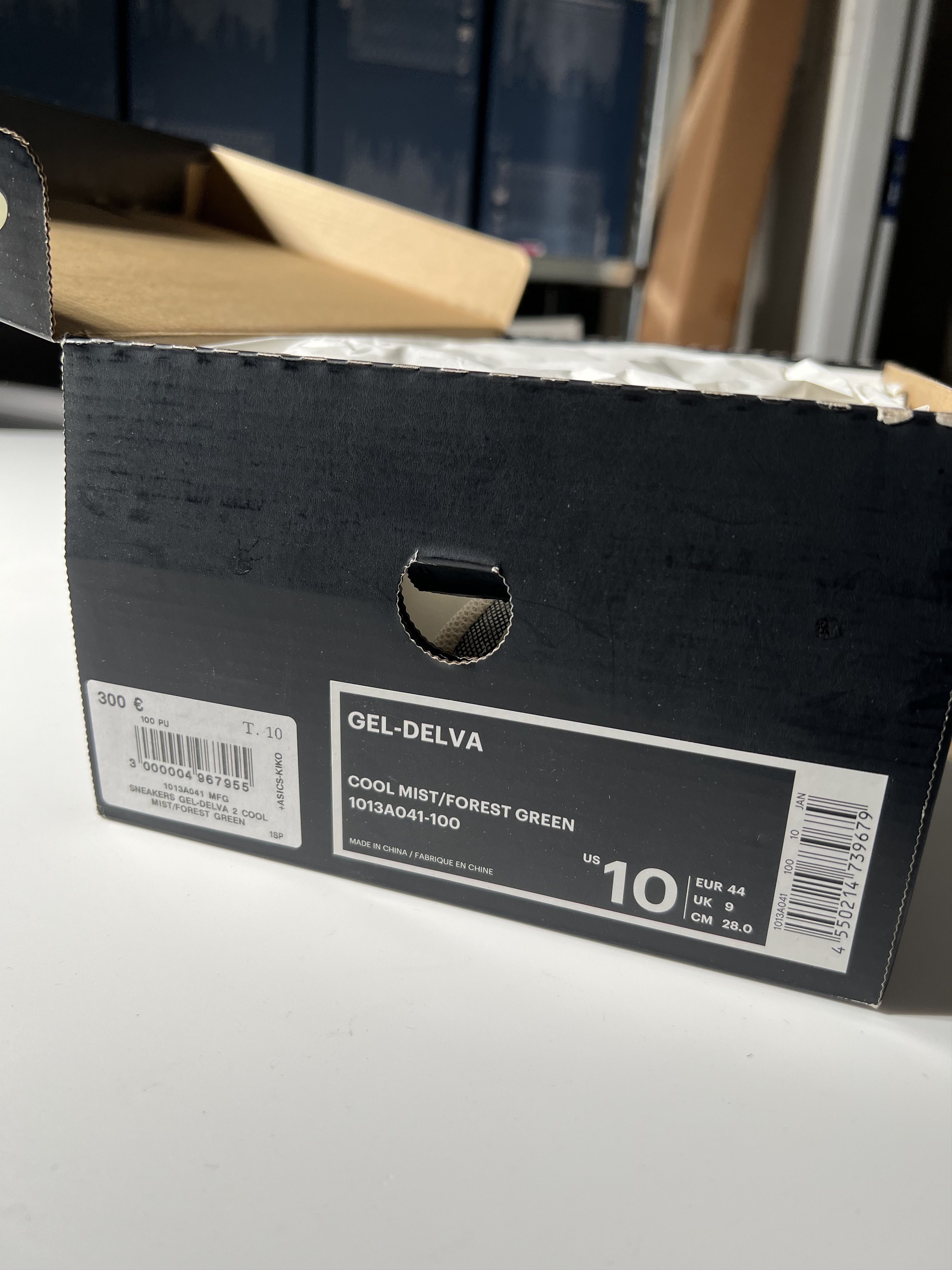 Asics × Kiko Kostadinov Asics x Kiko Kostadinov Gel-Delva 1 Cool Mist Size US 10 / EU 43 - 8 Thumbnail
