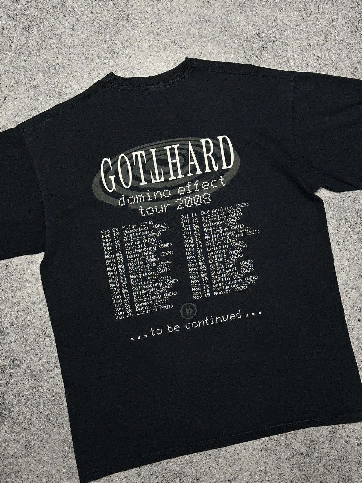 Band Tees Vintage GOTTHARD 2008 Domino Effect Tour Size US L / EU 52-54 / 3 - 9 Thumbnail
