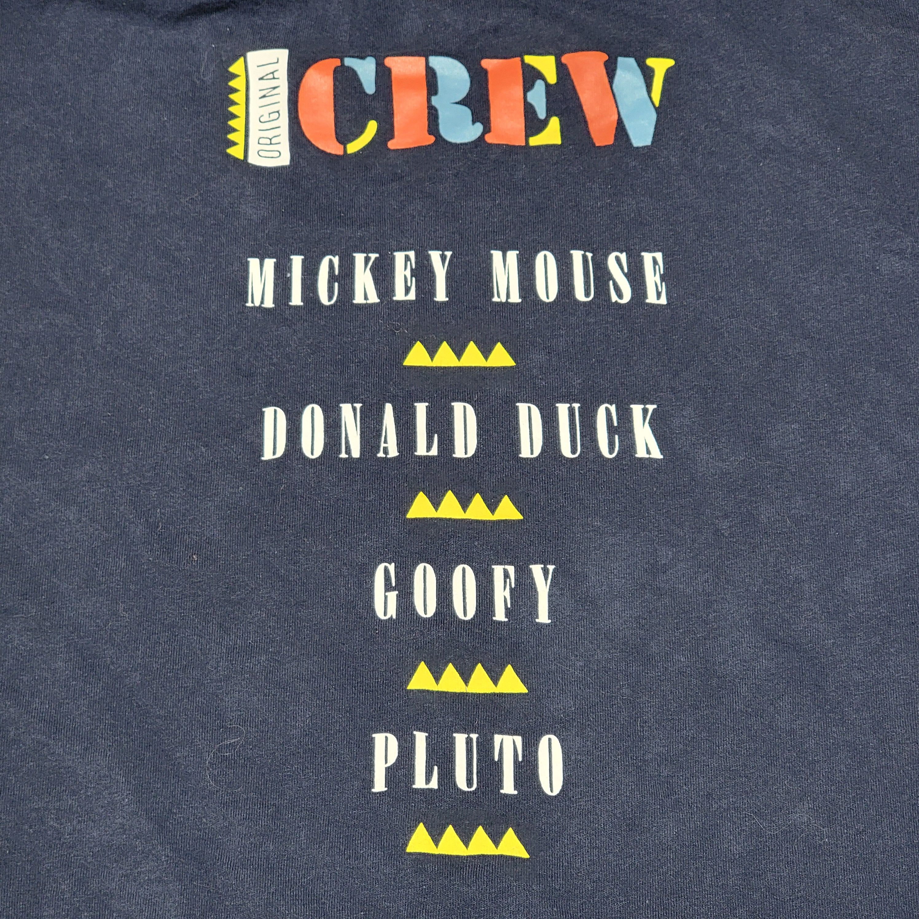 Disney Disney LS Dark Blue Unisex Tee "Original Crew" - Size Large Size L / US 10 / IT 46 - 4 Thumbnail