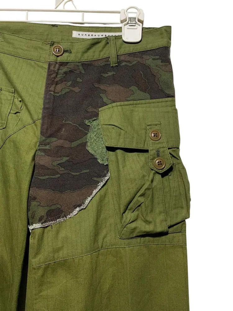 Japanese Brand Sunao kuwahara reconstructed wide leg cargo pants by isse Size US 30 / EU 46 - 4 Thumbnail