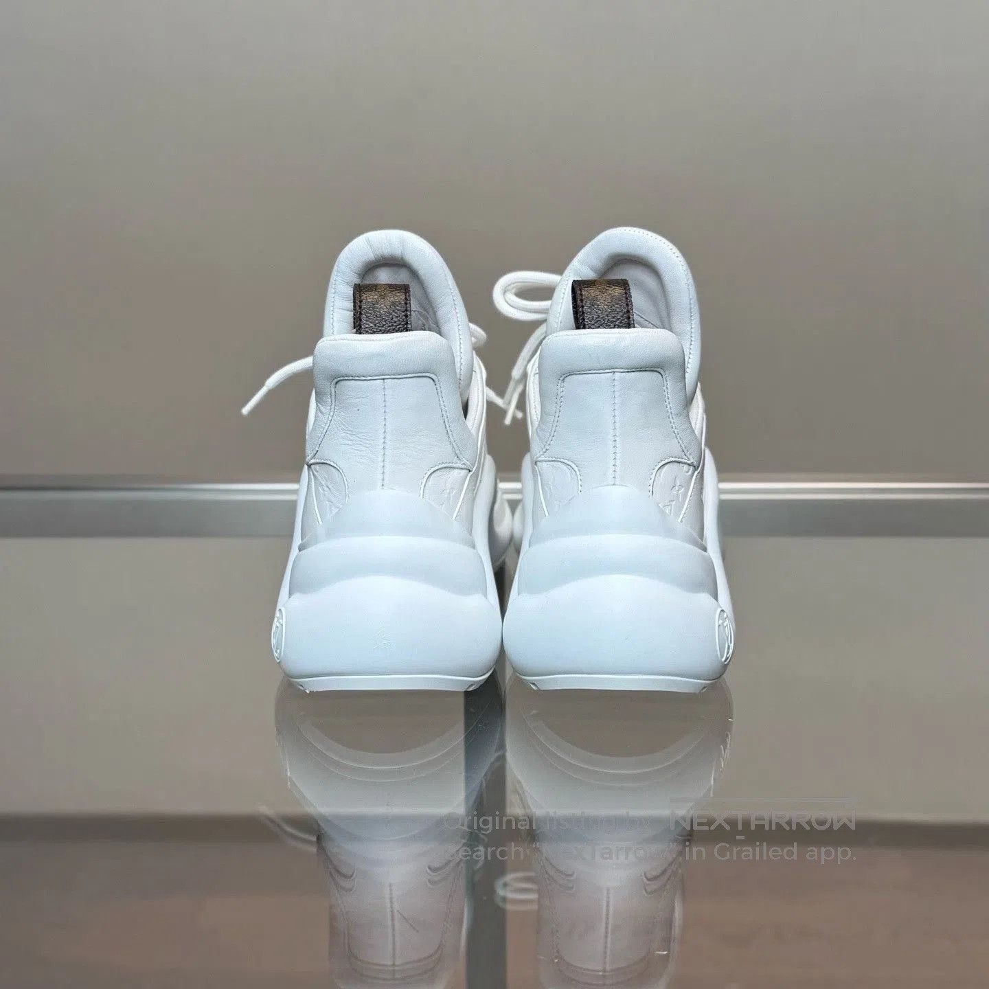 Louis Vuitton Louis Vuitton Archlight White Embossed Dad Shoes. Size US 7 / IT 37 - 4 Thumbnail