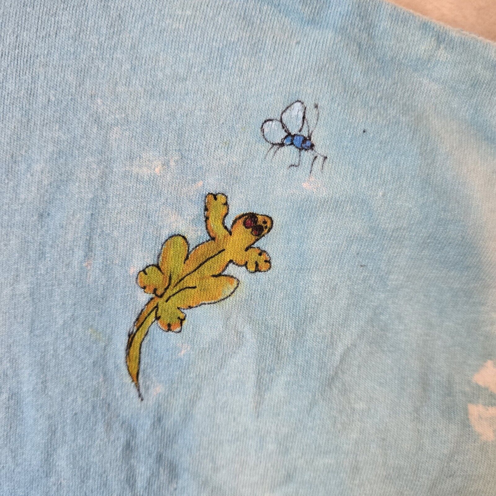 Anvil Vintage 80s Tie Dye Shirt Hibiscus Flower XL Single Stitch Size US XL / EU 56 / 4 - 12 Thumbnail
